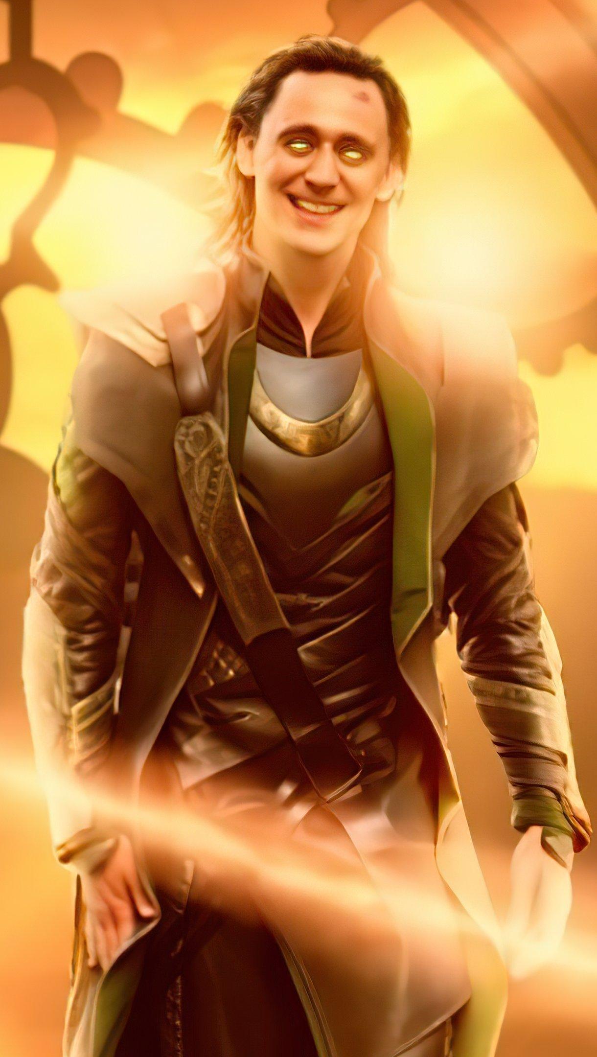 1220x2160 Loki The God of mischief Poster Wallpaper 4k Ultra HD