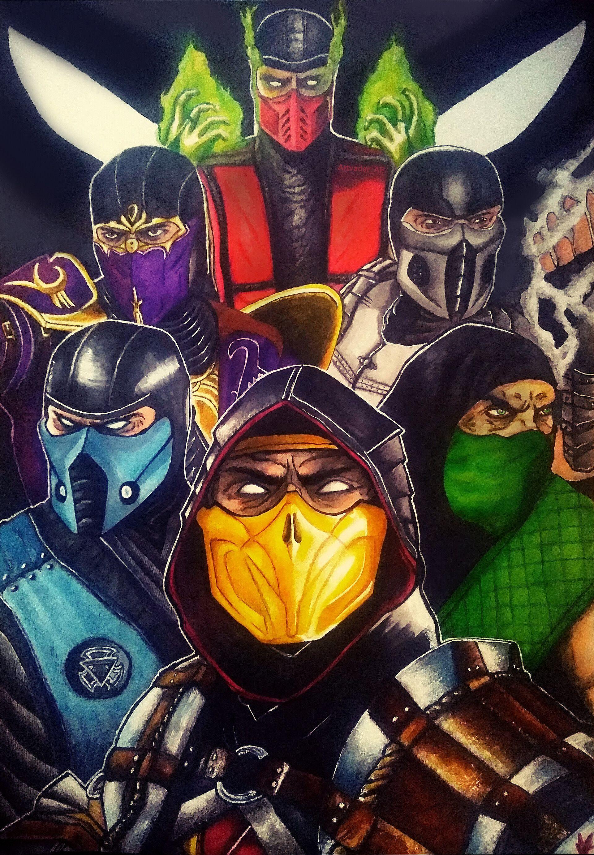 1920x2764 Mortal Kombat Ninjas. Mortal kombat comics, Mortal kombat art, Scorpion mortal kombat
