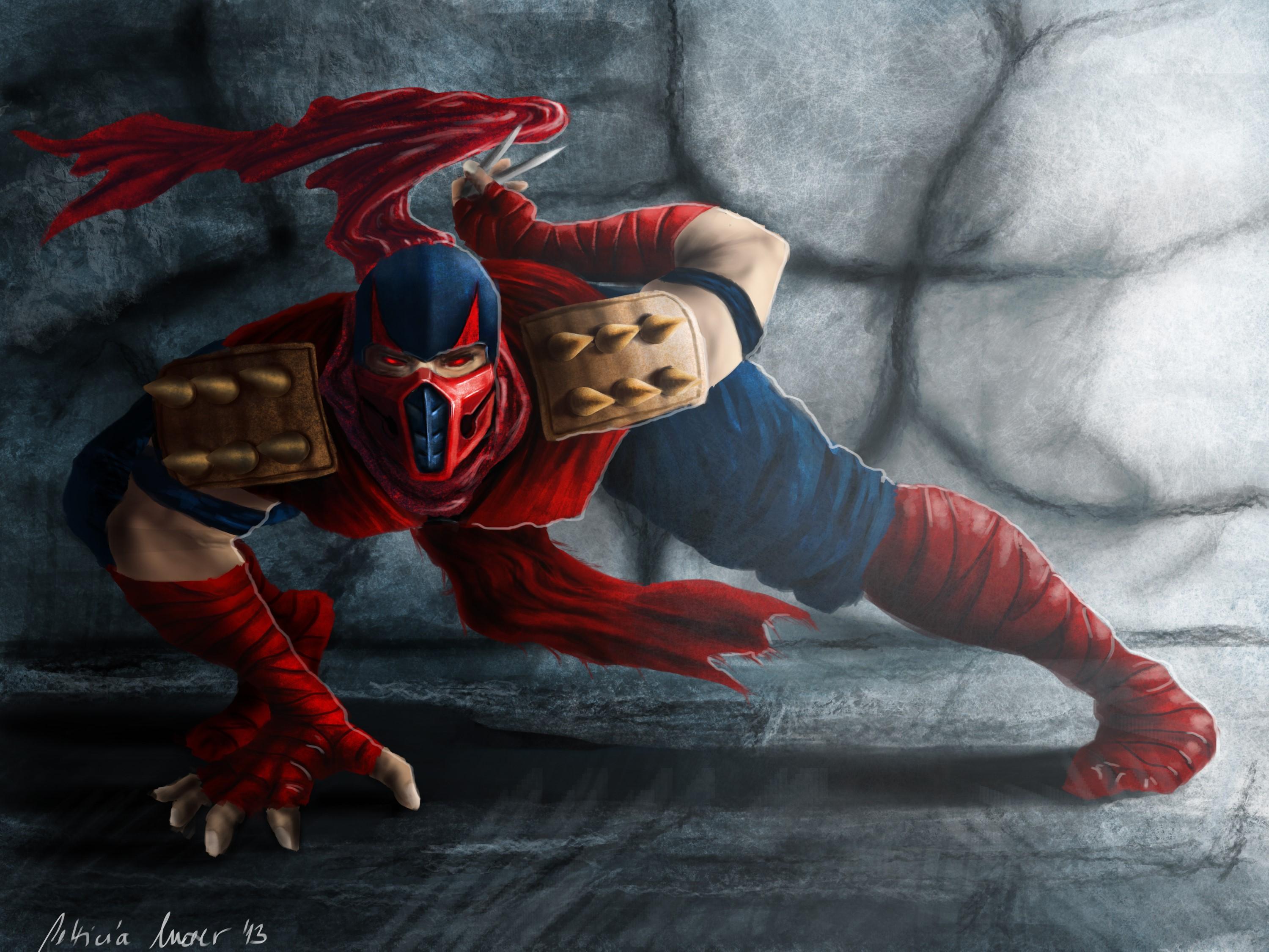 3000x2250 Mortal Kombat, Masks, Warriors, Ninja HD Wallpaper