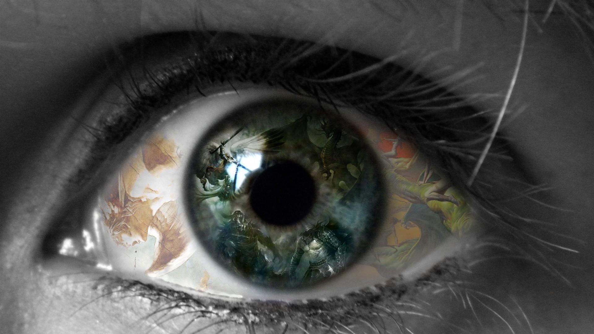 1920x1080 fantasy eyes dragons monsters multicolor magic the gathering giant imagination gray eyes eye colors
