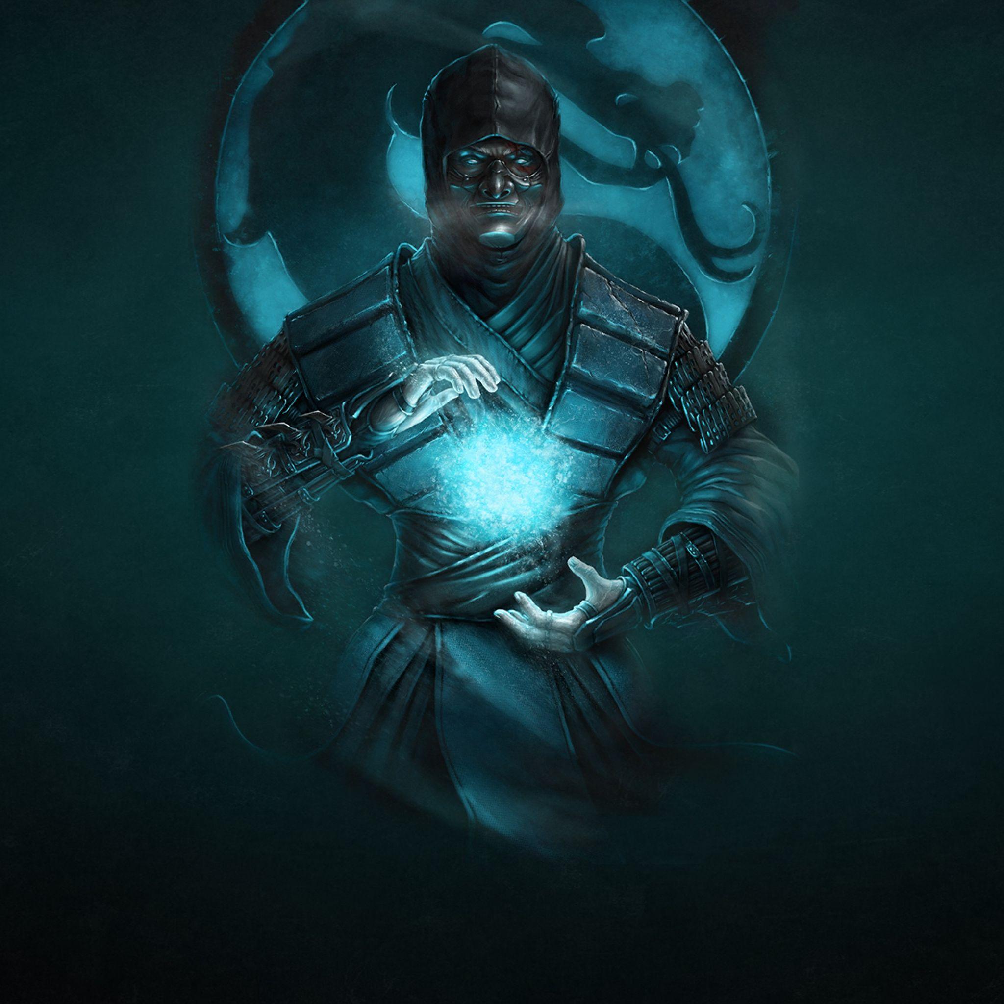 2048x2048 Download Wallpaper 2048x2048 Mortal Kombat, Ninja, Art, Sub Zero