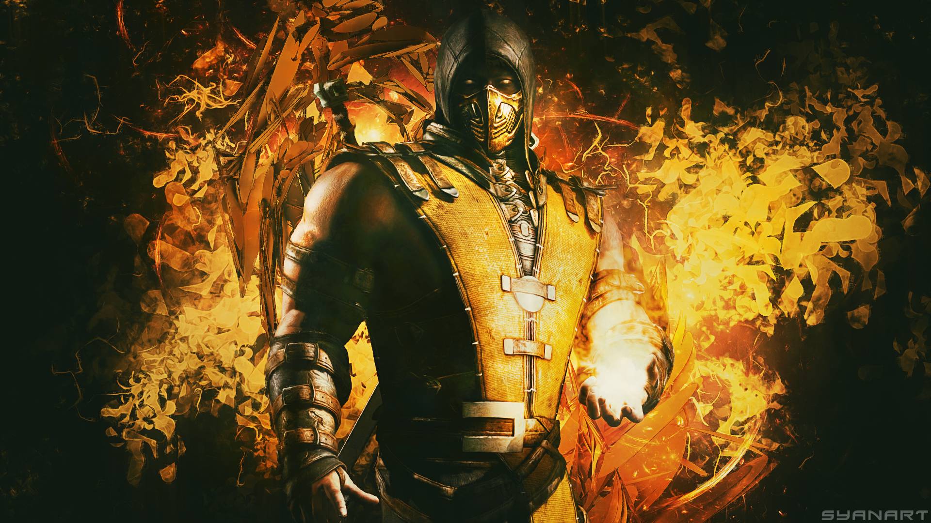 1920x1080 Mortal Kombat all Klassic Ninjas SyanArt Station