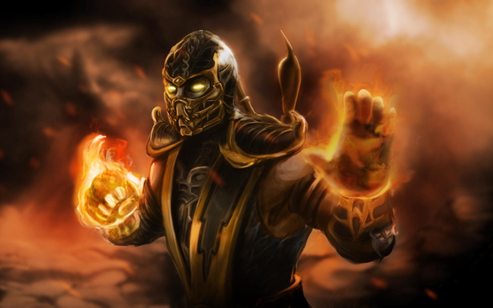 1920x1200 mortal kombat, scorpion, ninja Wallpaper, HD Games 4K Wallpaper, Image, Photo and Background