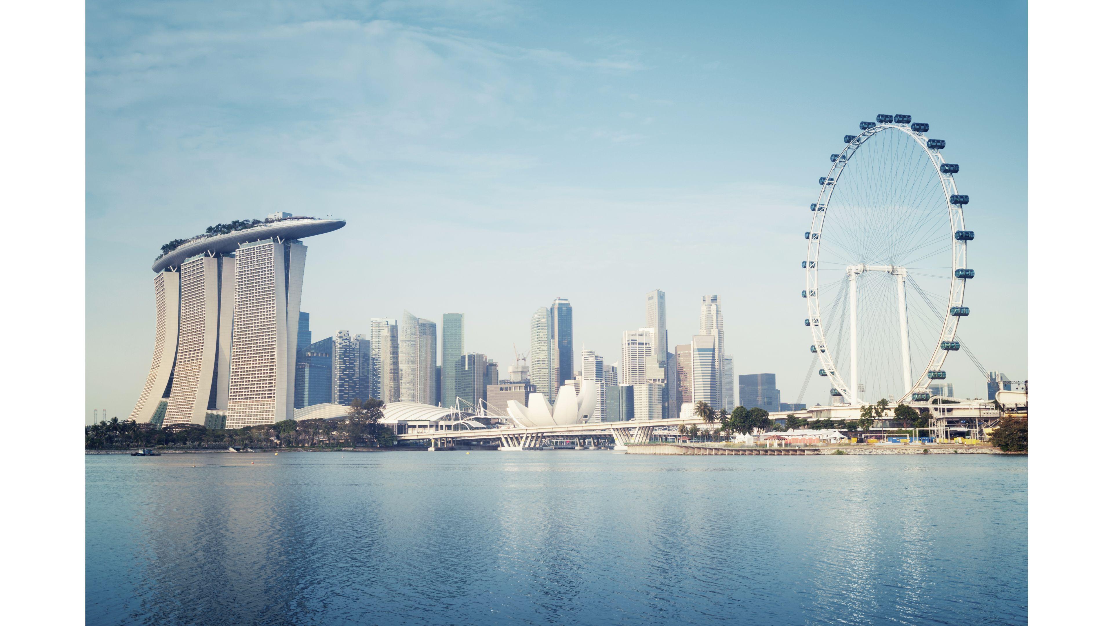 3840x2160 Singapore Wallpaper