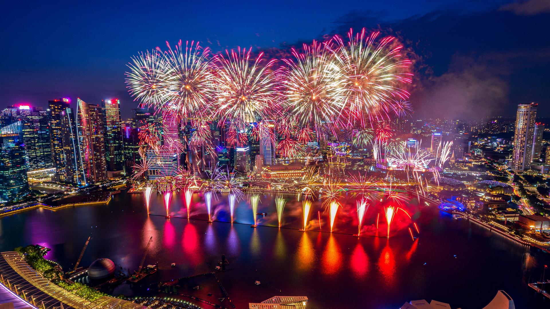 1920x1080 Social Media Marketing Data on Singapore National Day