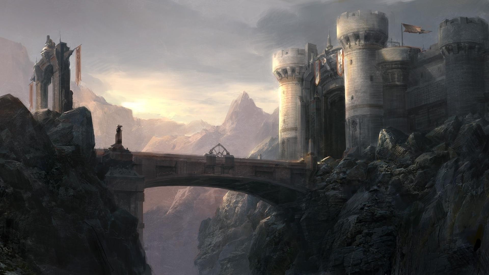 1920x1080 Medieval Castle Wallpaper