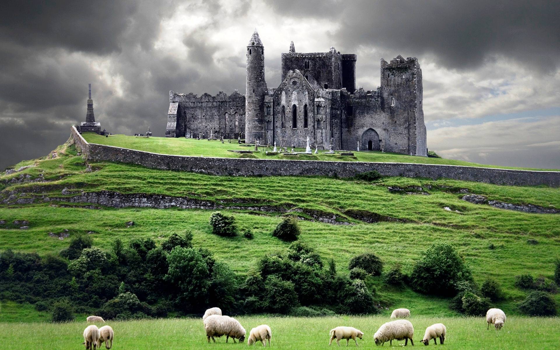 1920x1200 Daily Wallpaper: Rock of Cashel. I Like To Waste My Time
