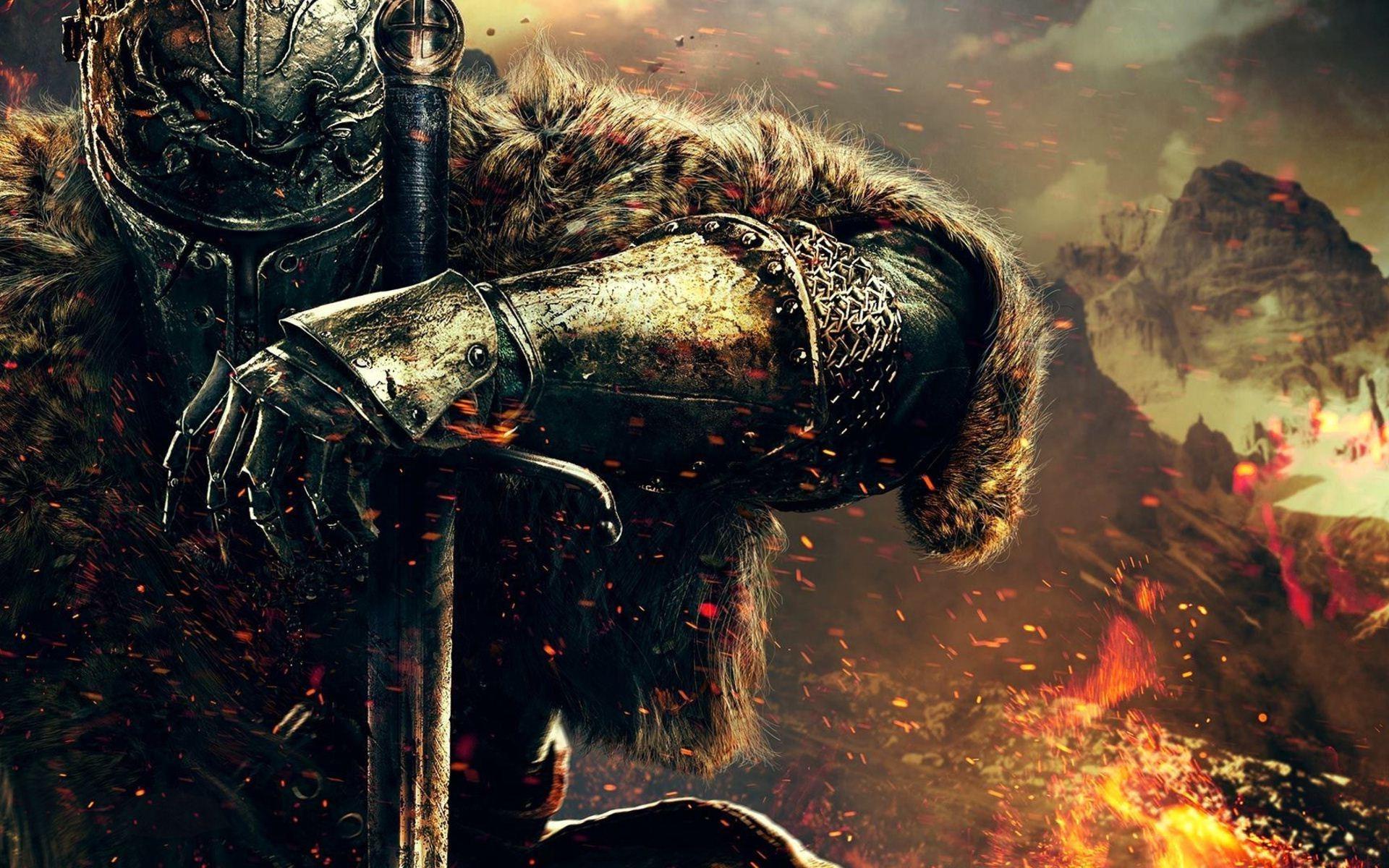 1920x1200 knights medieval video games dark souls ii sword wallpaper HD Wallpaper