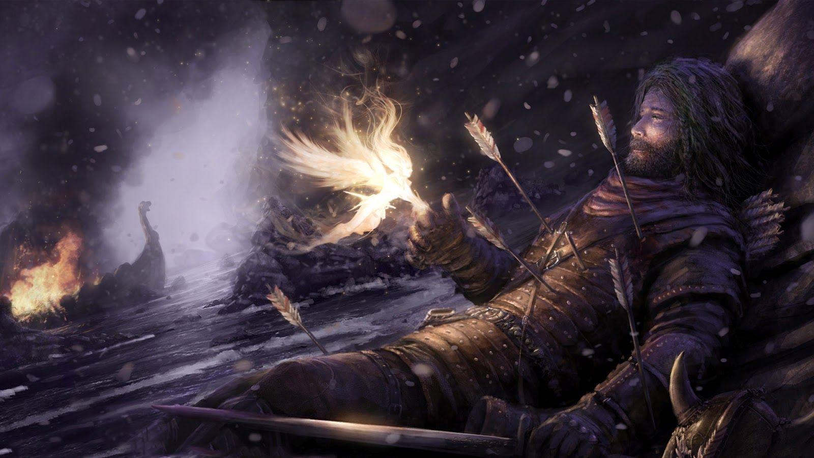 1600x900 Models Standing in Snow. Medieval HD Desktop Wallpaper & Background. Warriors wallpaper, Fantasy, Fantasy warrior