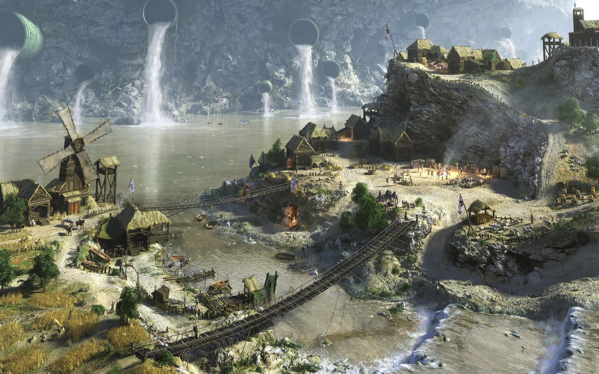 1920x1200 px Medieval Villages