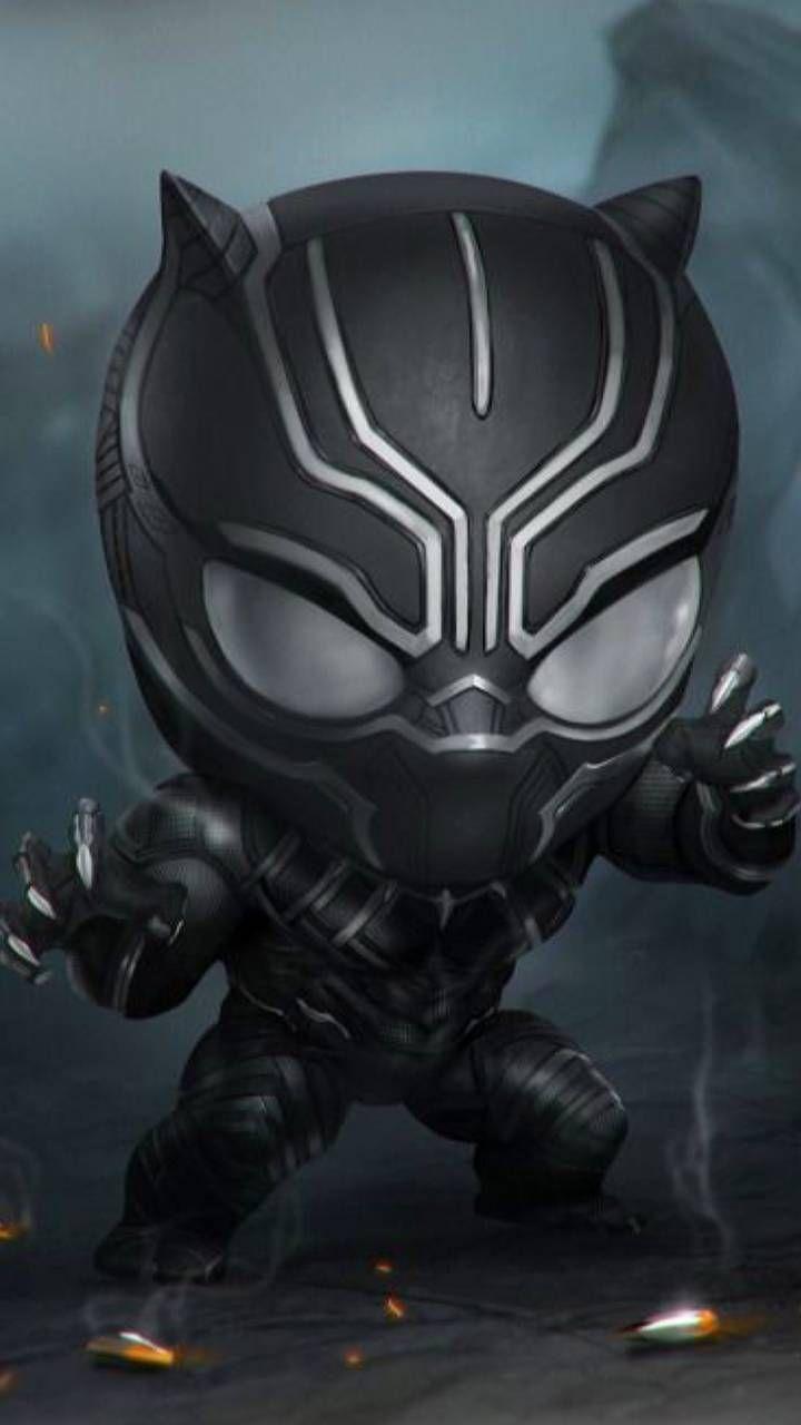 720x1280 Download Black panther Wallpaper by georgekev now. Browse millions of popular b. Marvel spiderman art, Chibi marvel, Marvel comics wallpaper