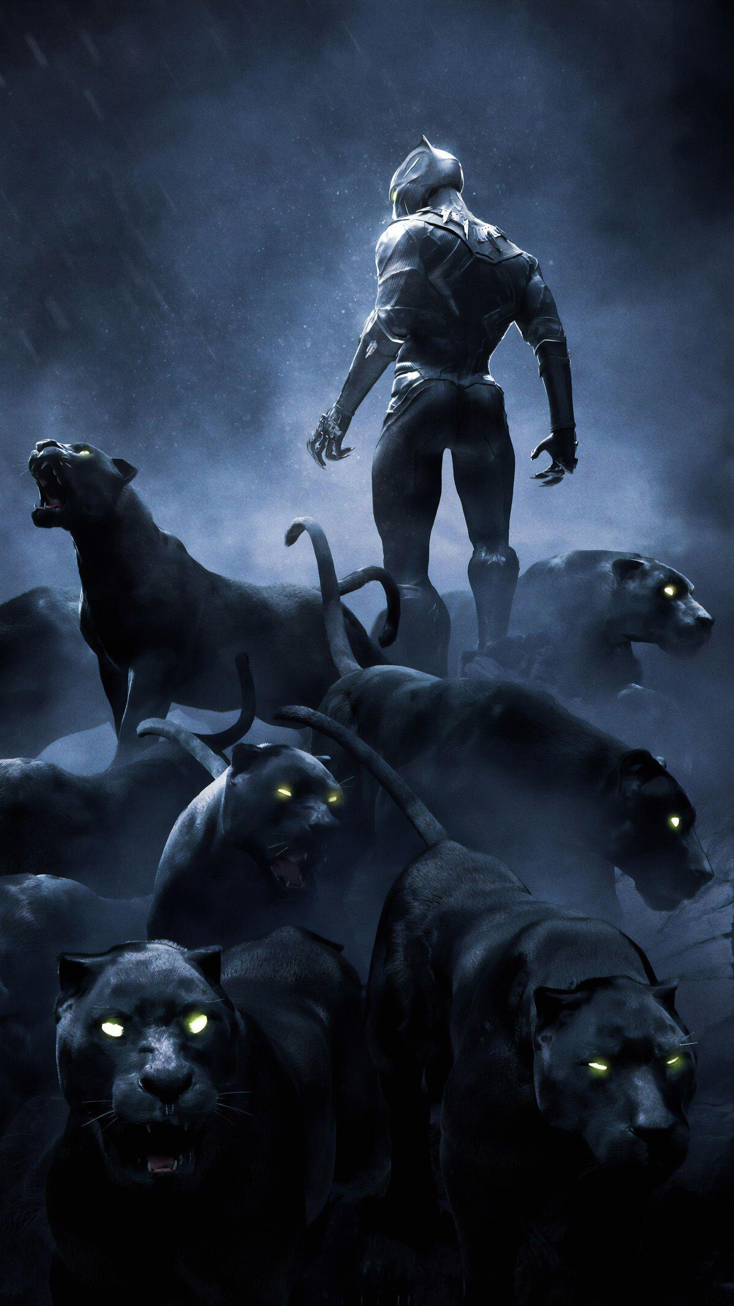 1440x2560 Ultra HD Black Panther