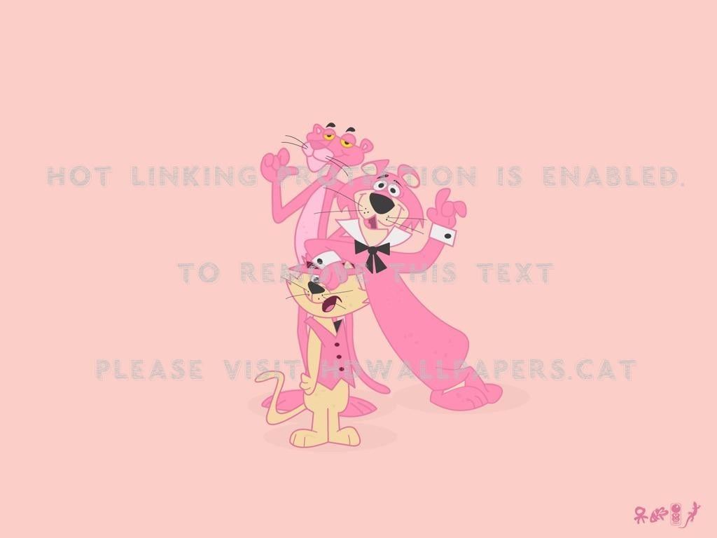 1024x768 cool cats top snaggle puss pink panther