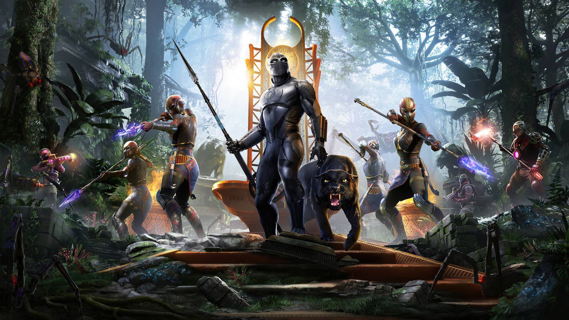 1920x1080 Black Panther HD WallpaperK Background