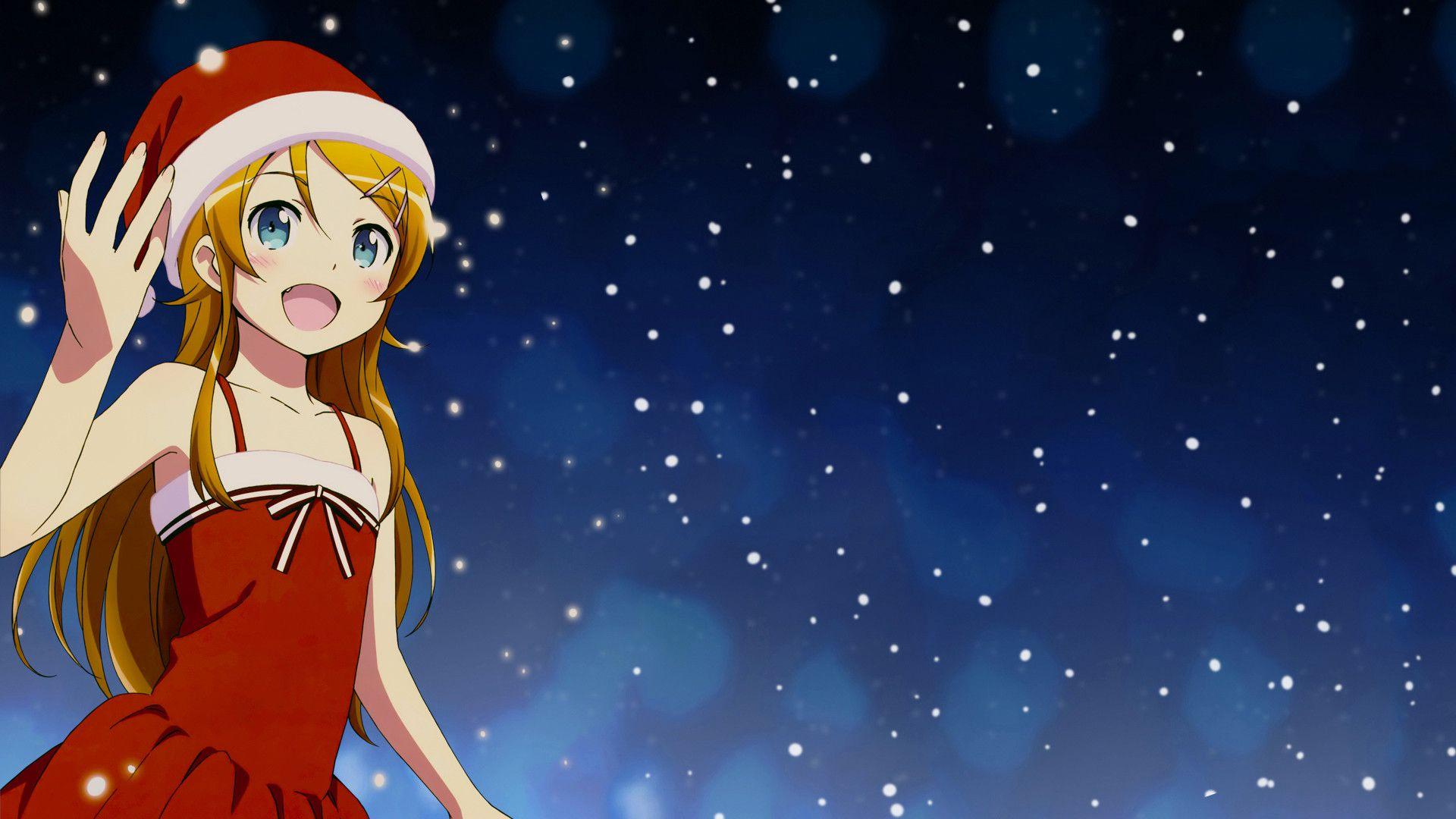 Santa Boy Nice Christmas Background Anime Stock Vector (Royalty Free)  66486622 | Shutterstock