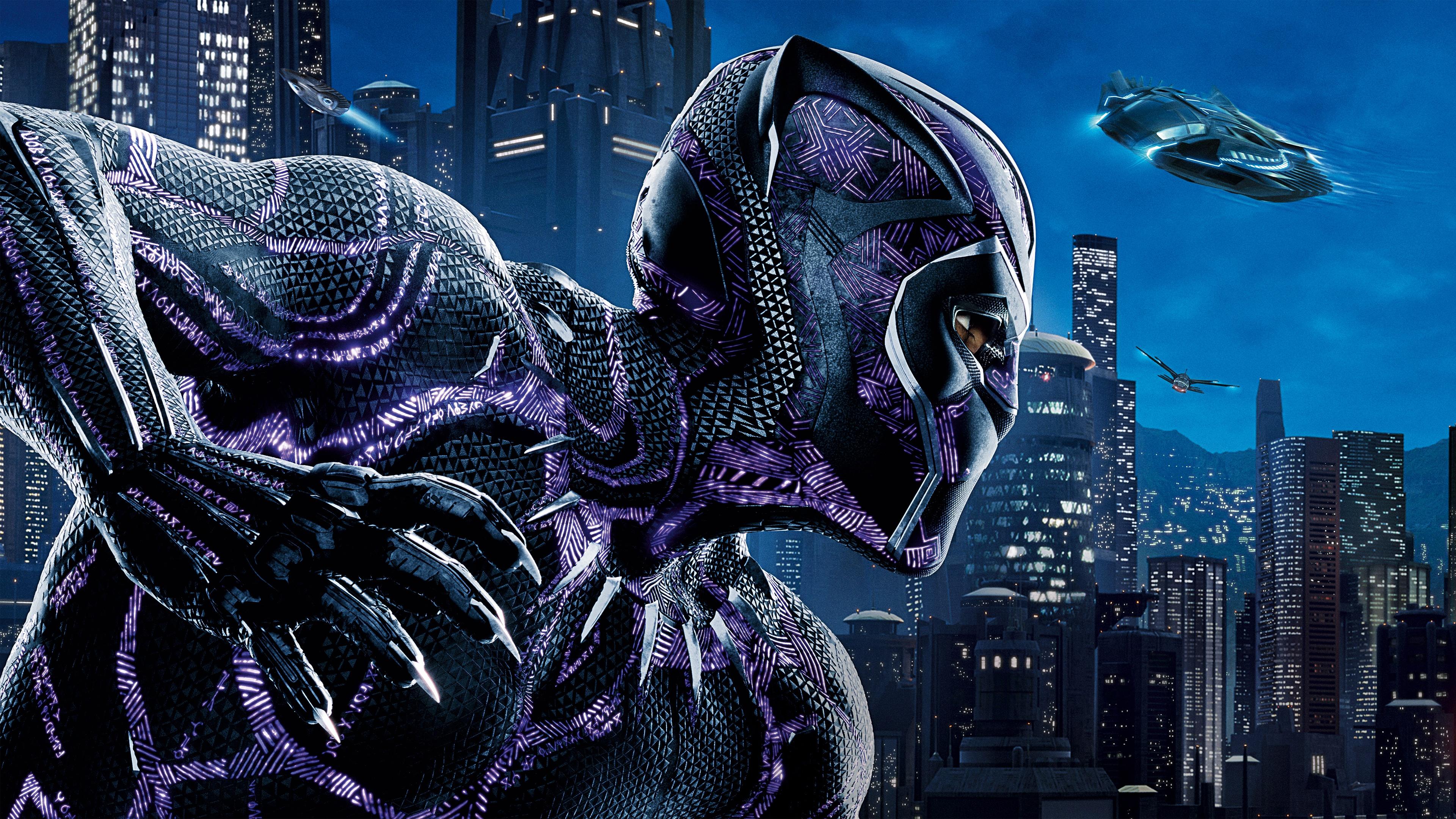 3840x2160 Black Panther 4K 8K HD Marvel Wallpaper