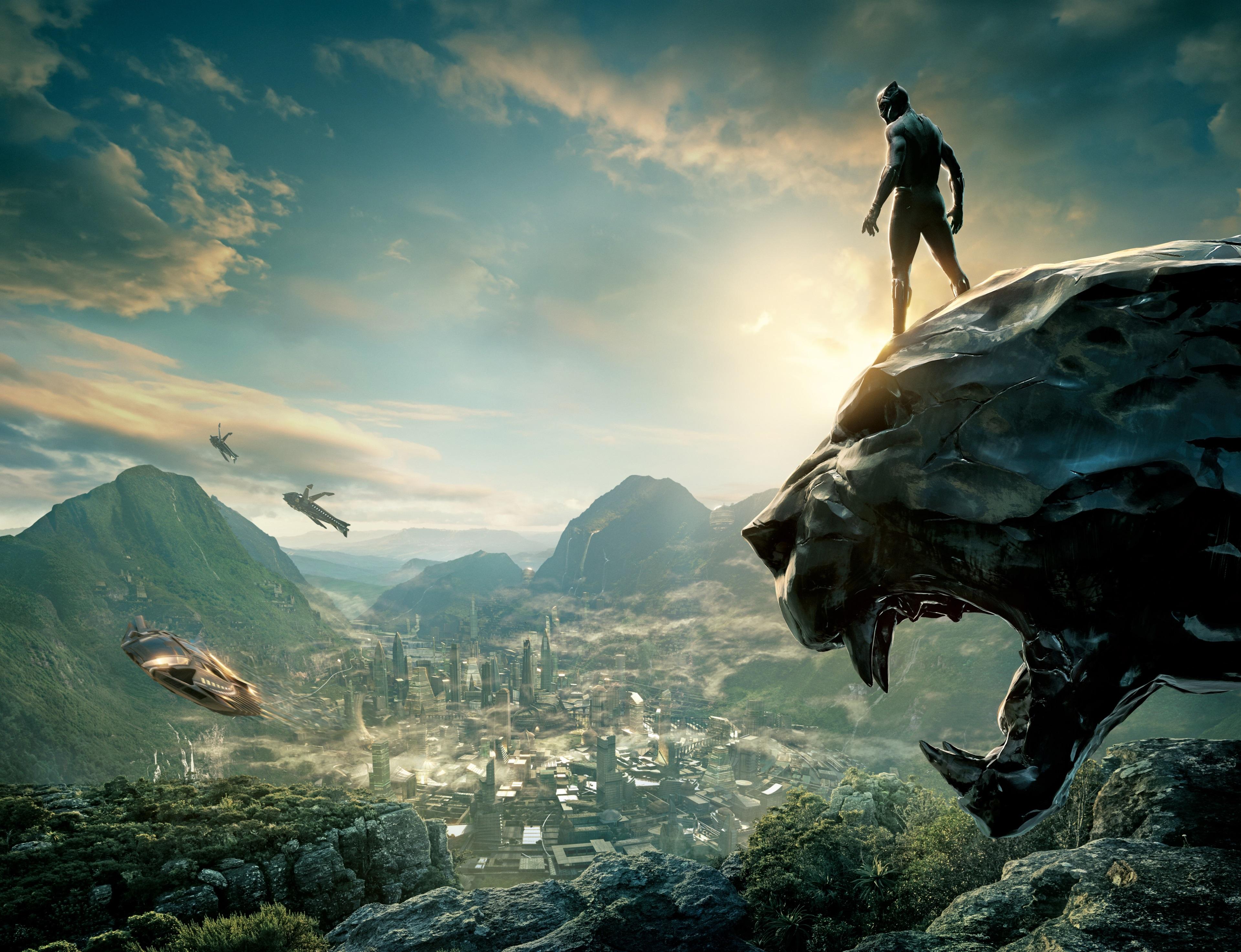 3840x2947 3840x2947 black panther 4k wallpaper HD background
