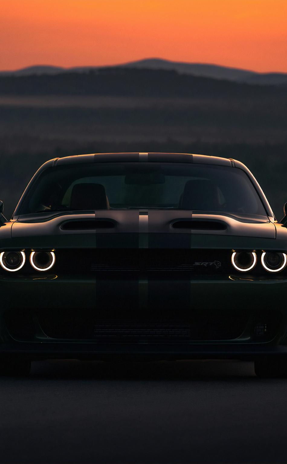950x1534 Download wallpaper 950x1534 dodge charger srt hellcat, dark, iphone, 950x1534 HD background, 21945