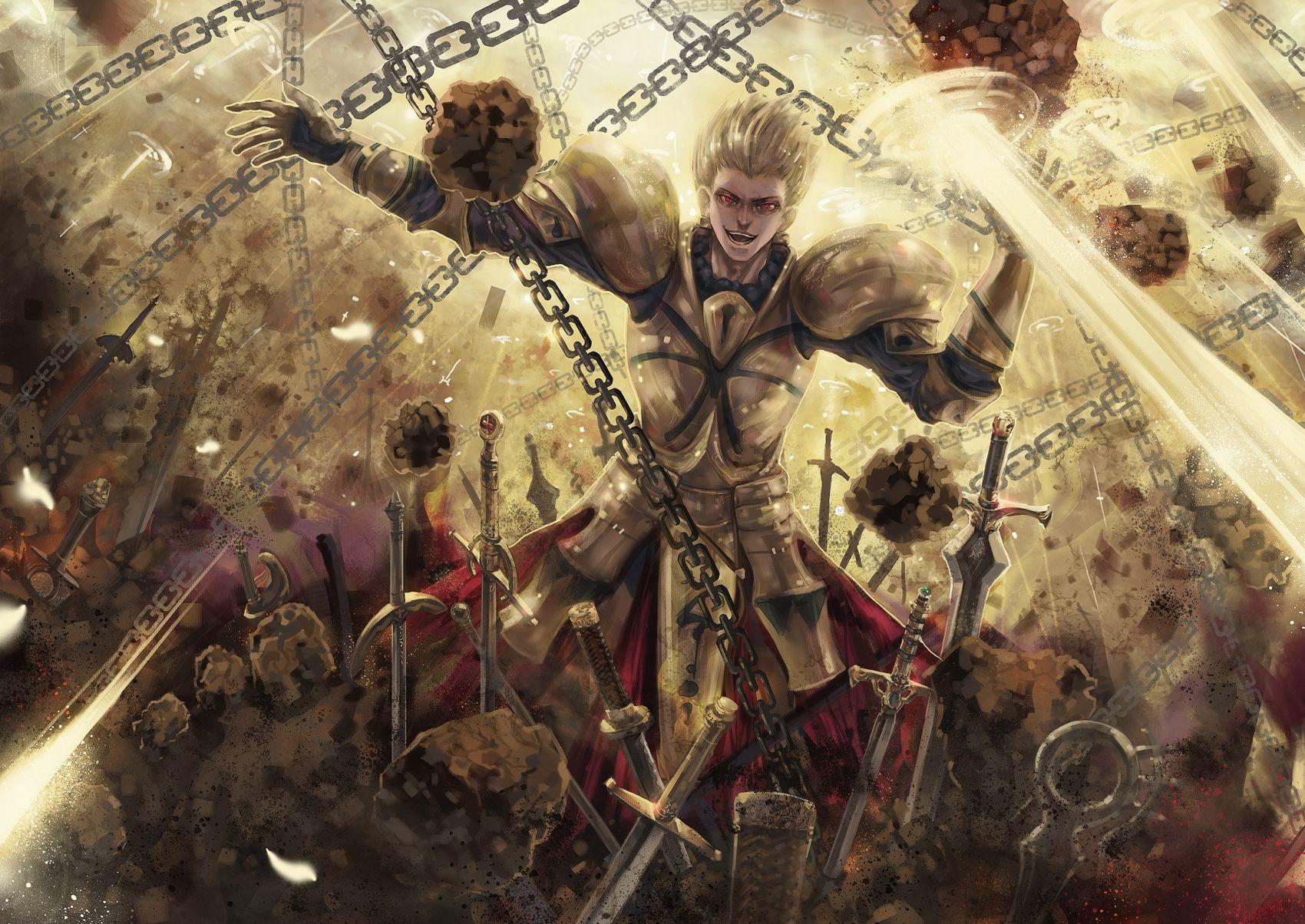 1700x1204 Anime Zero Wallpaper. Gilgamesh Fate, Fate Zero, Fate Stay Night