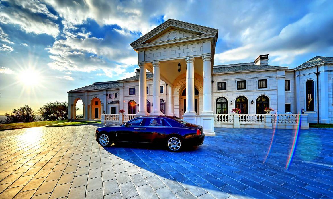 1169x700 MANSION house building architecture interior design wallpaperx1092
