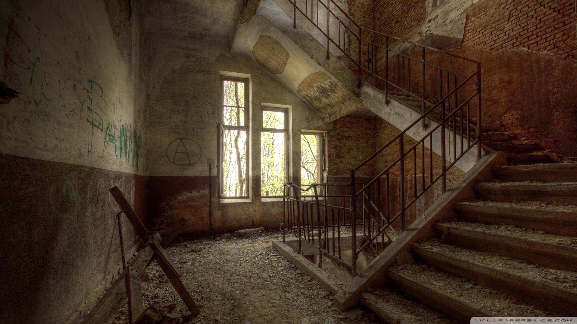 1920x1080 Abandoned Building Interior Wallpaper Abandoned, Building House Inside HD