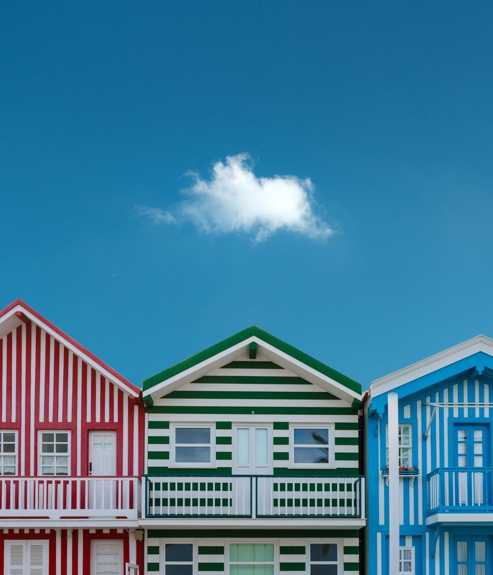 1000x1167 Colourful House Picture. Download Free Image