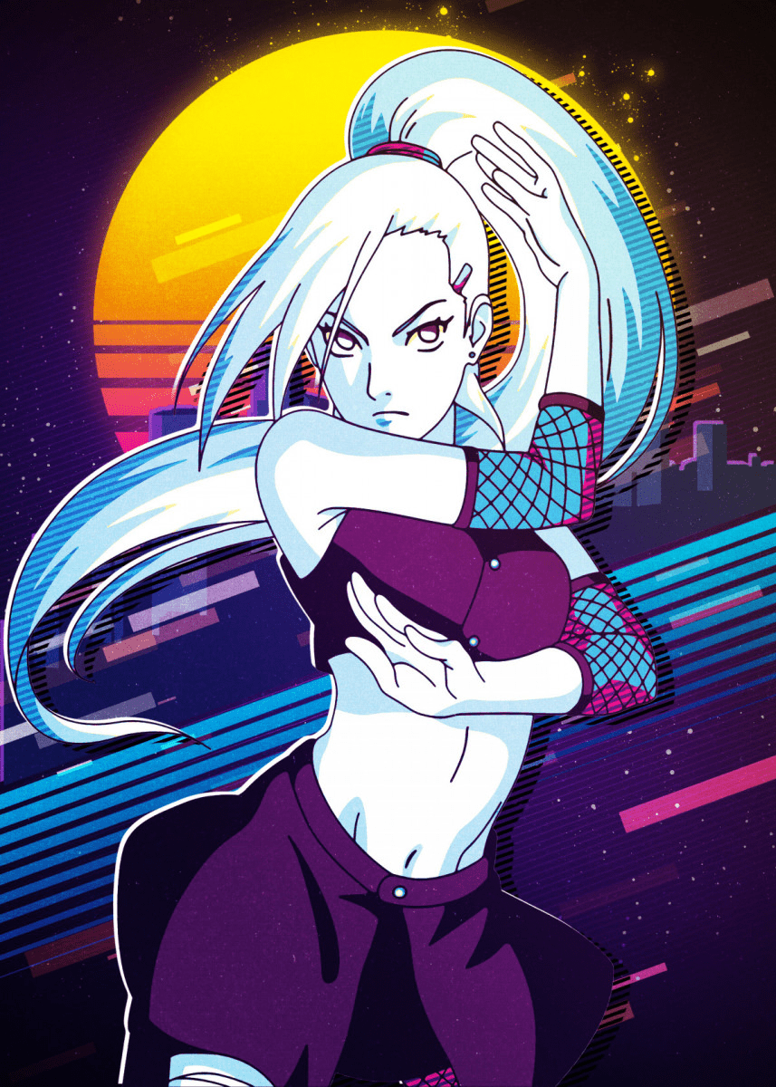 857x1200 Yamanaka Ino' Poster by 80sRetro. Displate. Wallpaper naruto shippuden, Naruto uzumaki art, Naruto and sasuke wallpaper