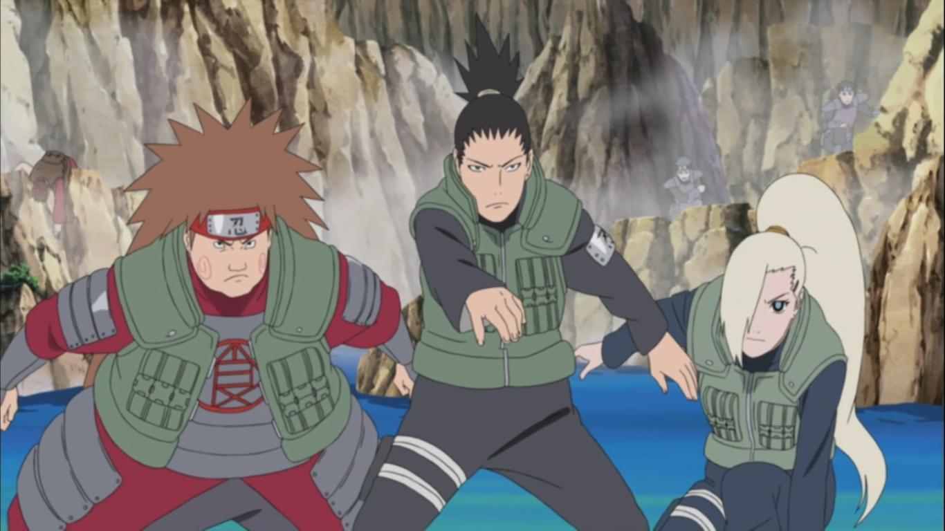 1366x768 Ino Shika Cho. Five World War
