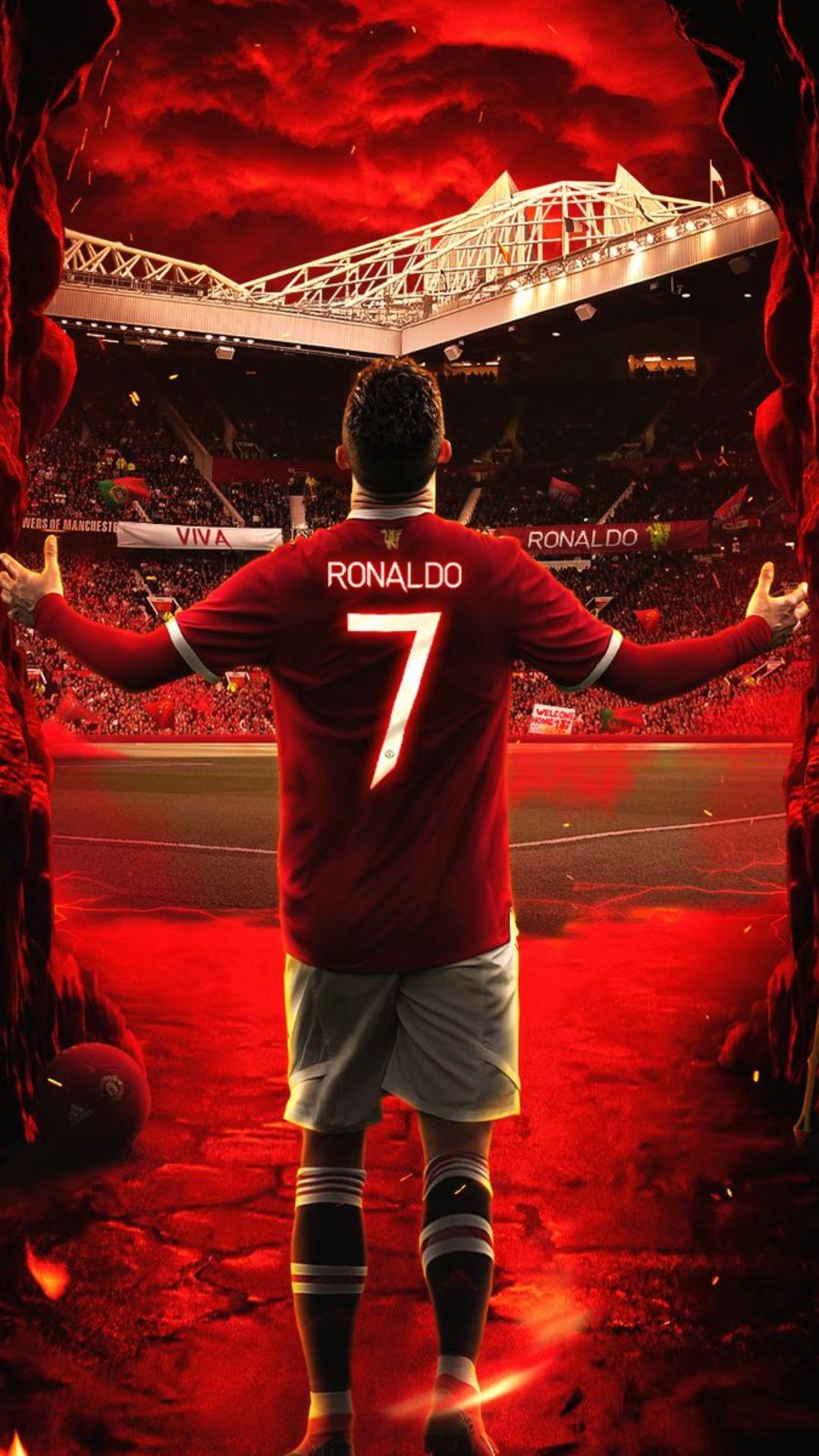 1080x1920 Cristiano Ronaldo Manchester United Wallpaper CR7 Manchester United Background Download
