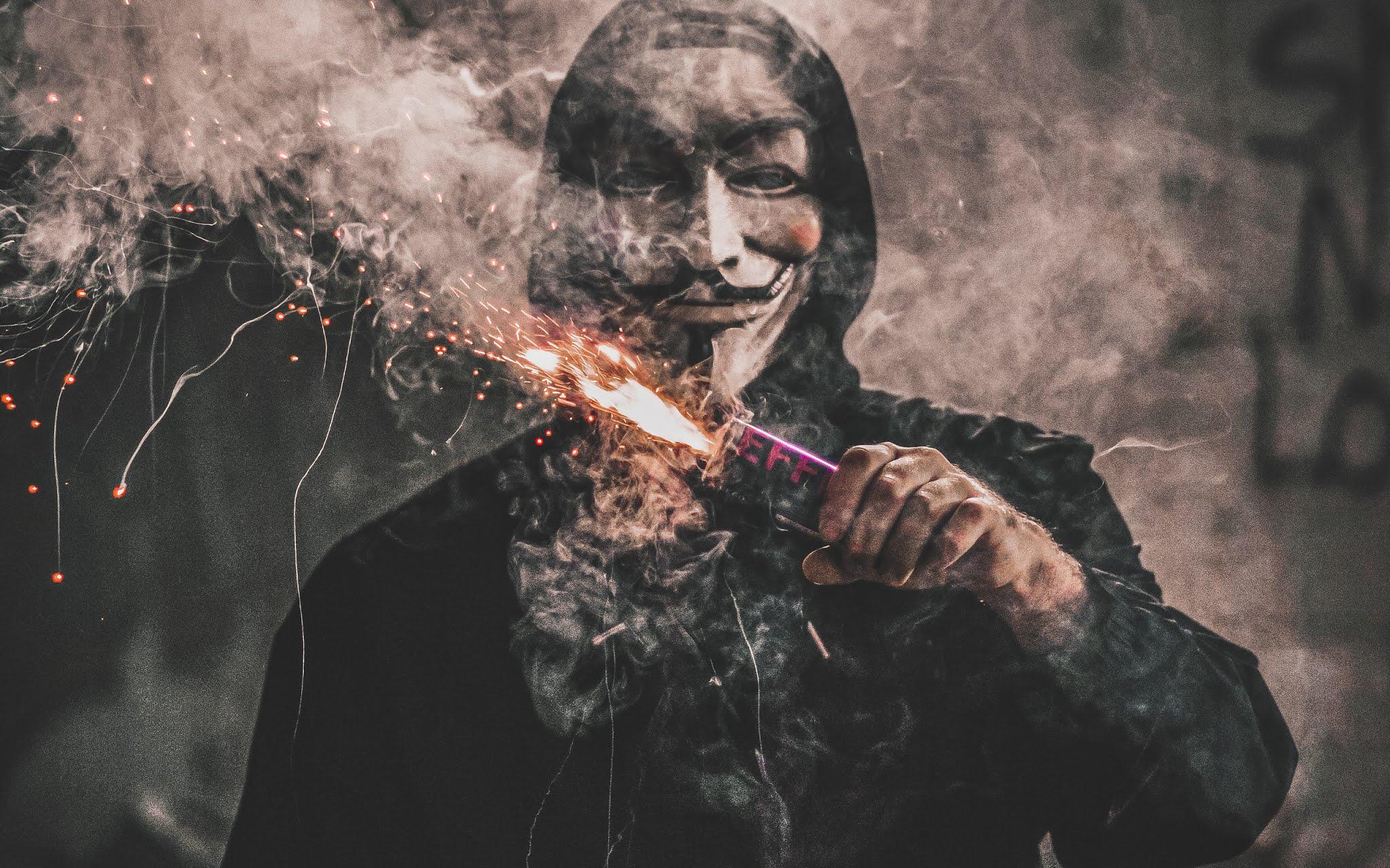 2048x1280 Anonymous Guy Fawkes Mask