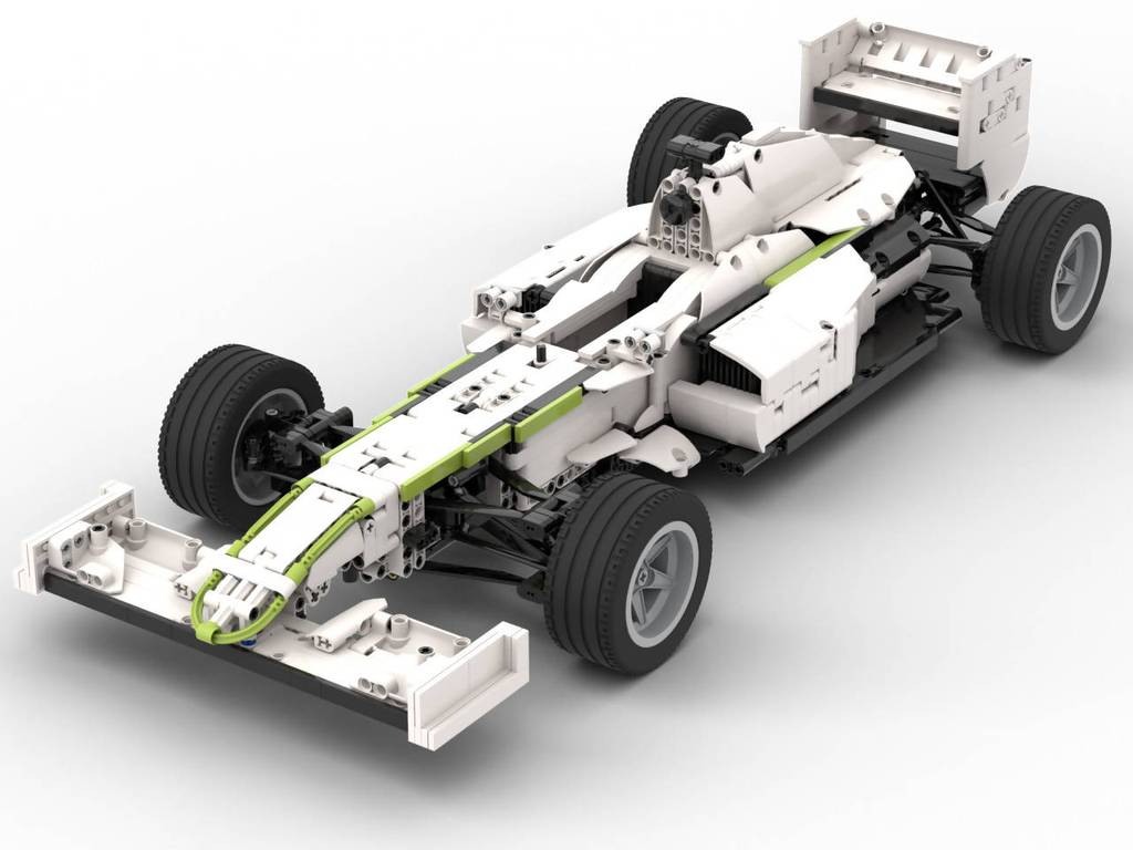 1024x768 Brawn GP F1 BGP001 1:8 Scale