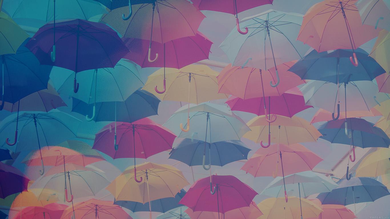 1366x768 wallpaper for desktop, laptop. umbrella party blue pattern