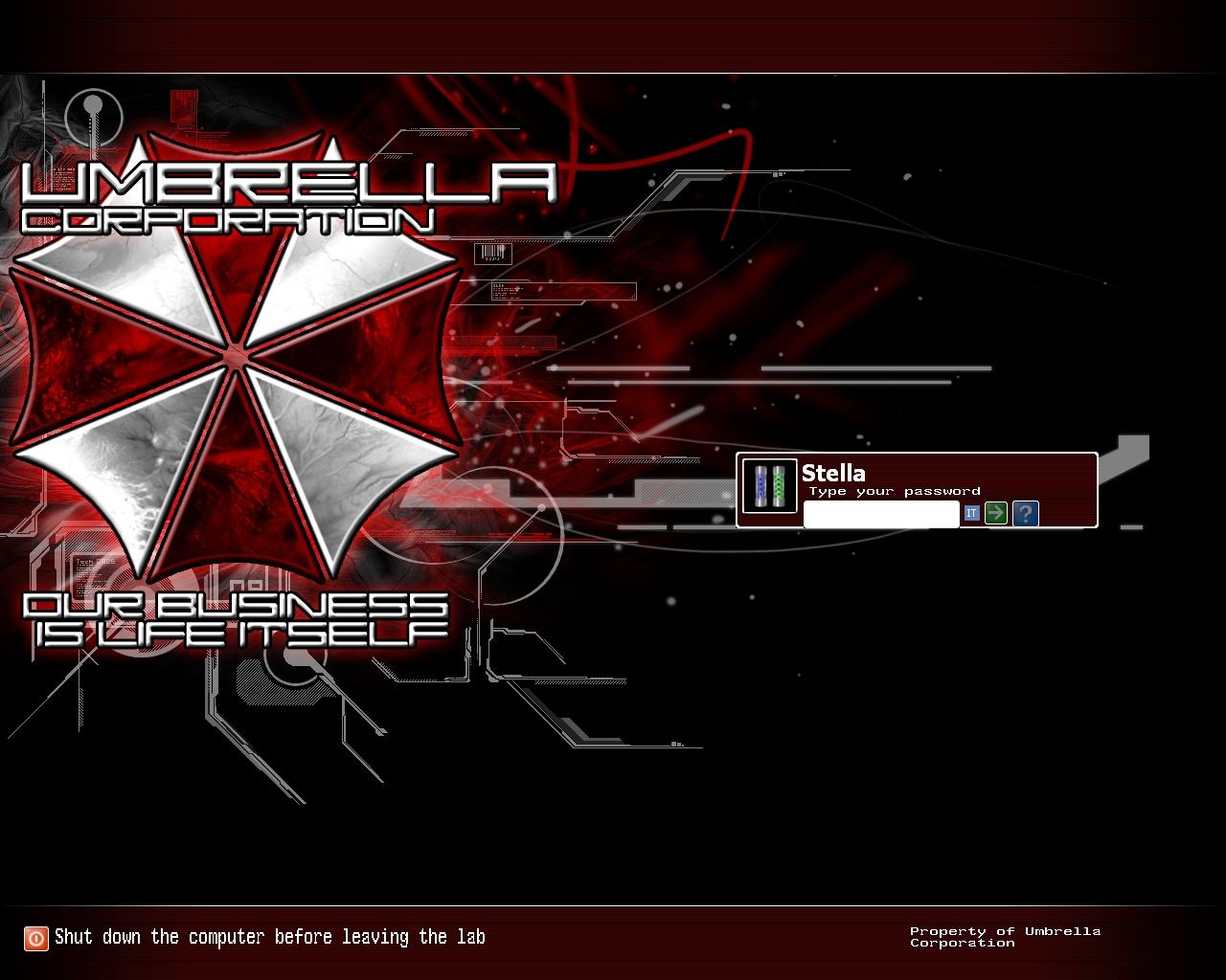 1280x1024 video games movies resident evil umbrella corp logos 1280x1024 wallpaper