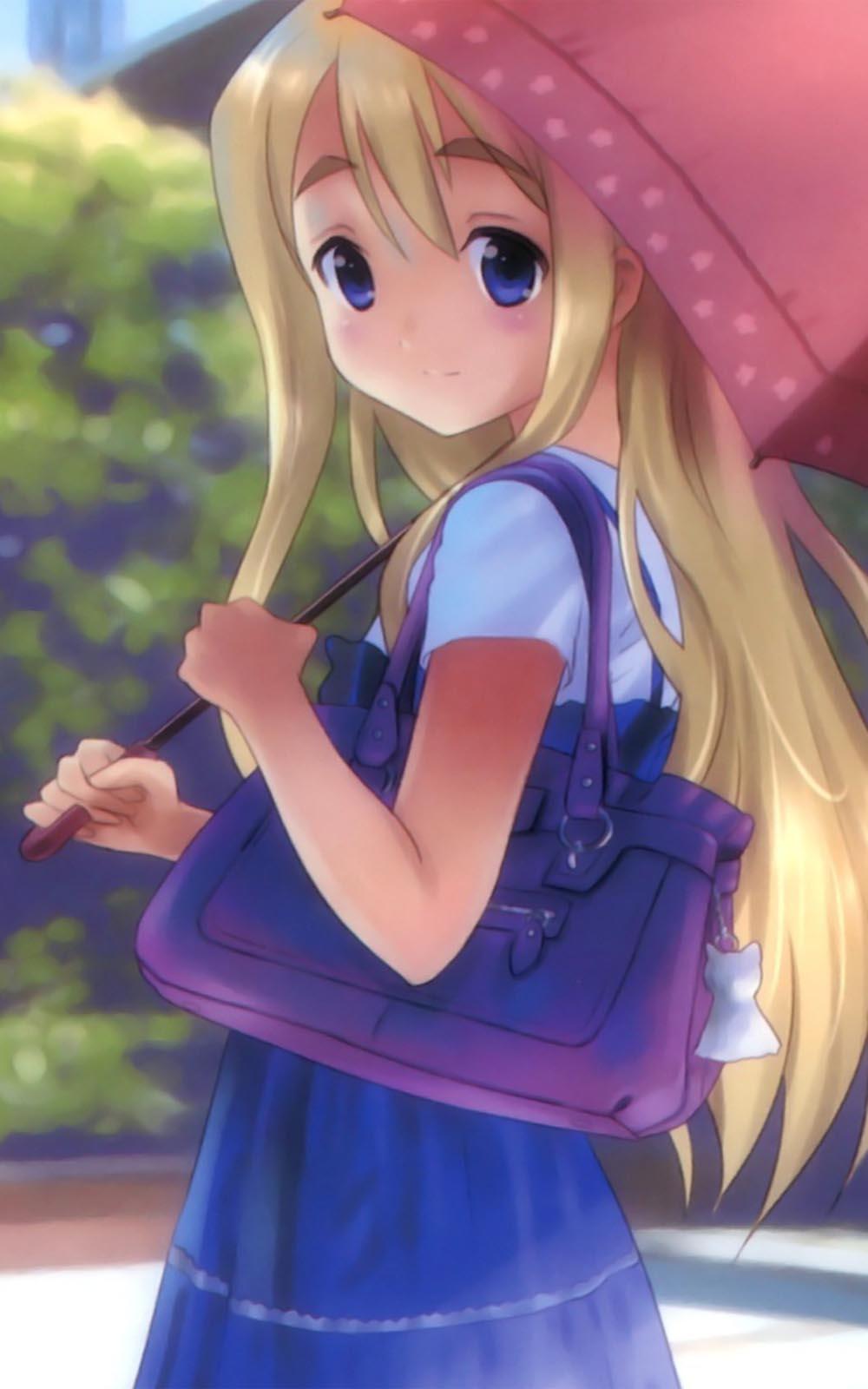 1000x1600 Anime Girl With Umbrella 4K Ultra HD Mobile Wallpaper
