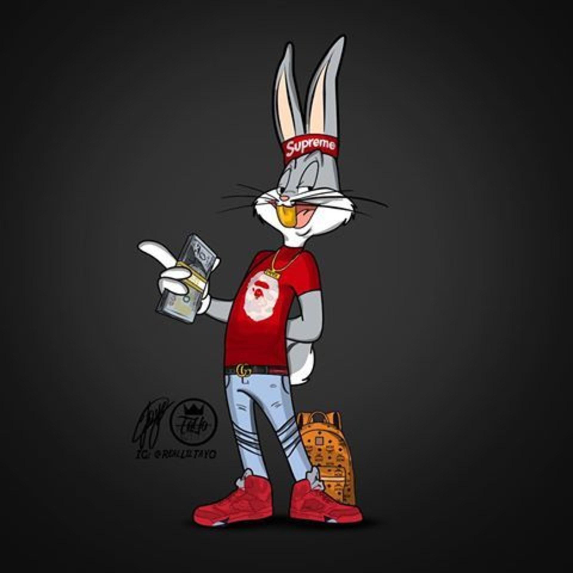 1920x1920 Cool Bugs Bunny Wallpaper