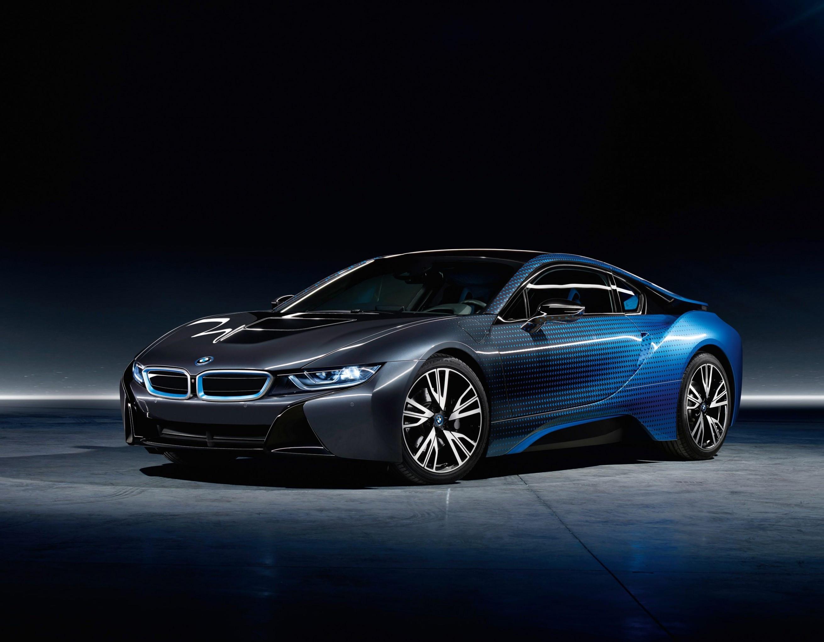 2621x2042 Download 2621x2042 Bmw I Custom Design, Black And Blue, Sport, Cars Wallpaper