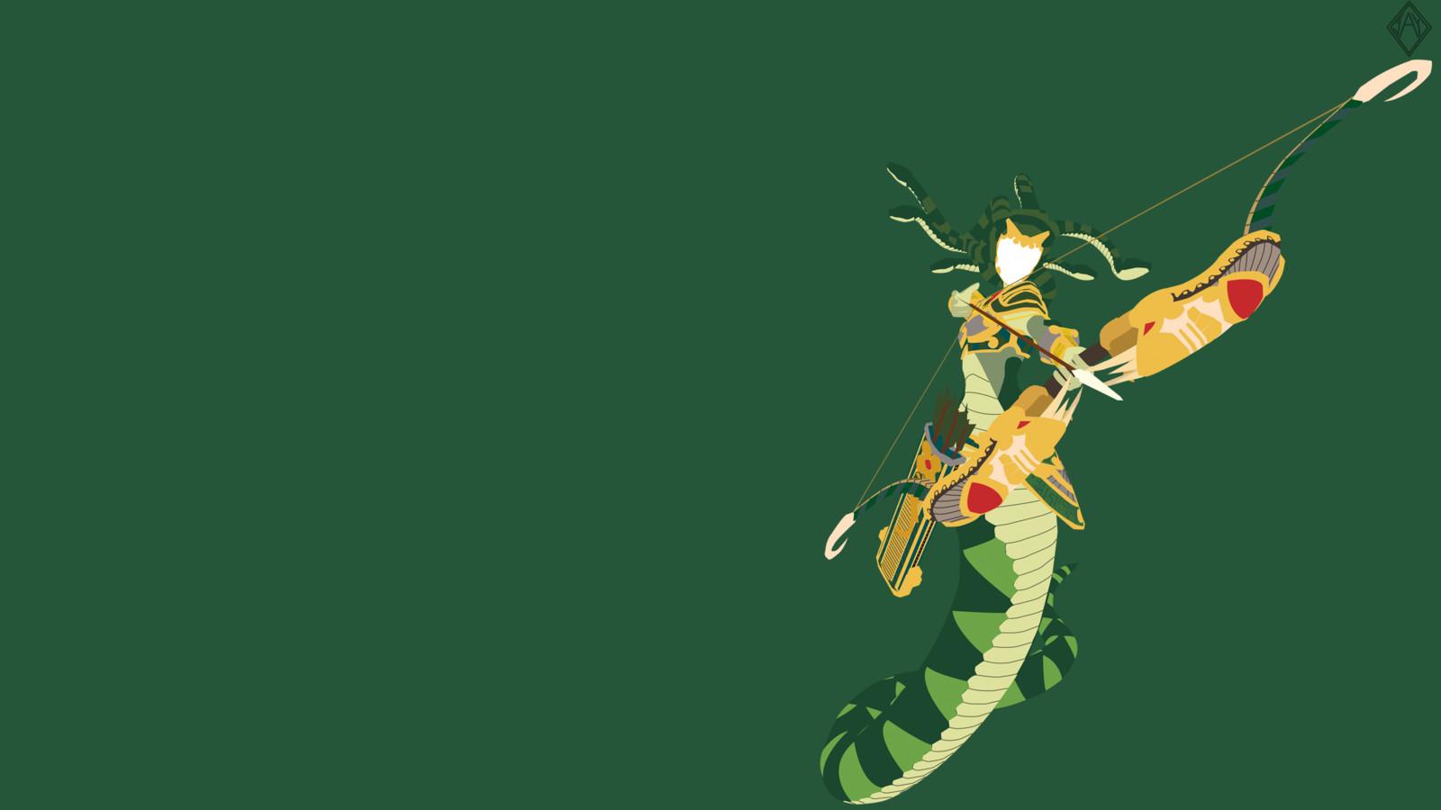 1600x900 Smite. Medusa Minimalist Wallpaper, Jay R