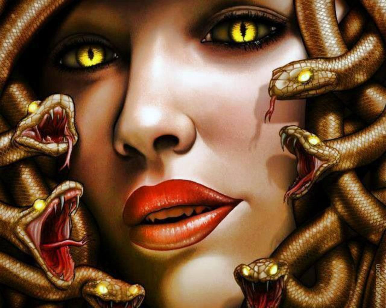 1280x1024 Medusa Mythical Creatures Medusa