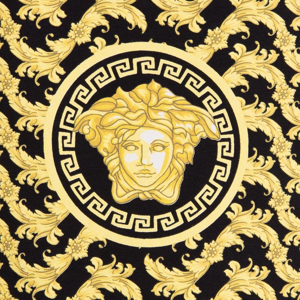 1000x1000 Details about Versace Medusa Gold Vinyl Sticker Decal *3 sizes. Chanel wall art, Versace logo design gold, Versace
