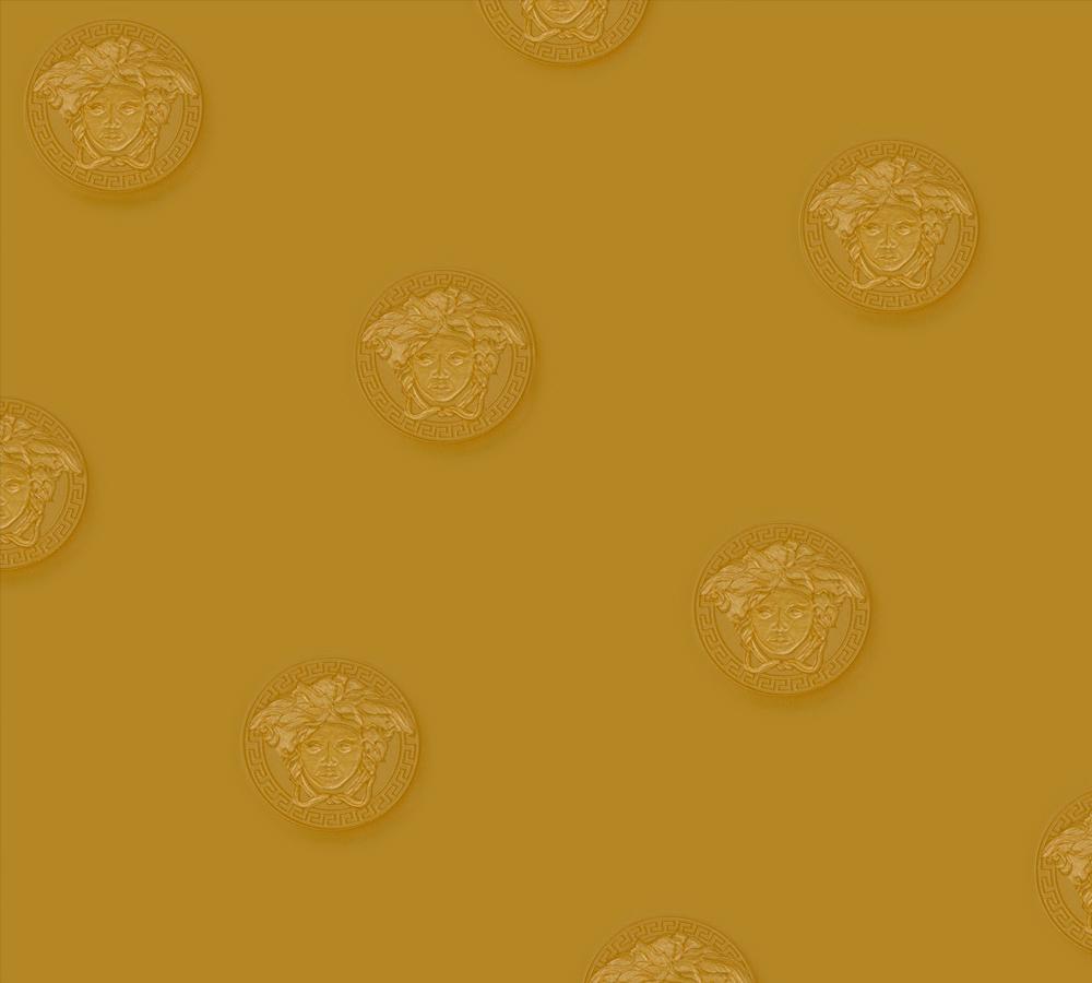 1000x900 Wallpaper Versace Home Medusa Gold Metallic 34862 4
