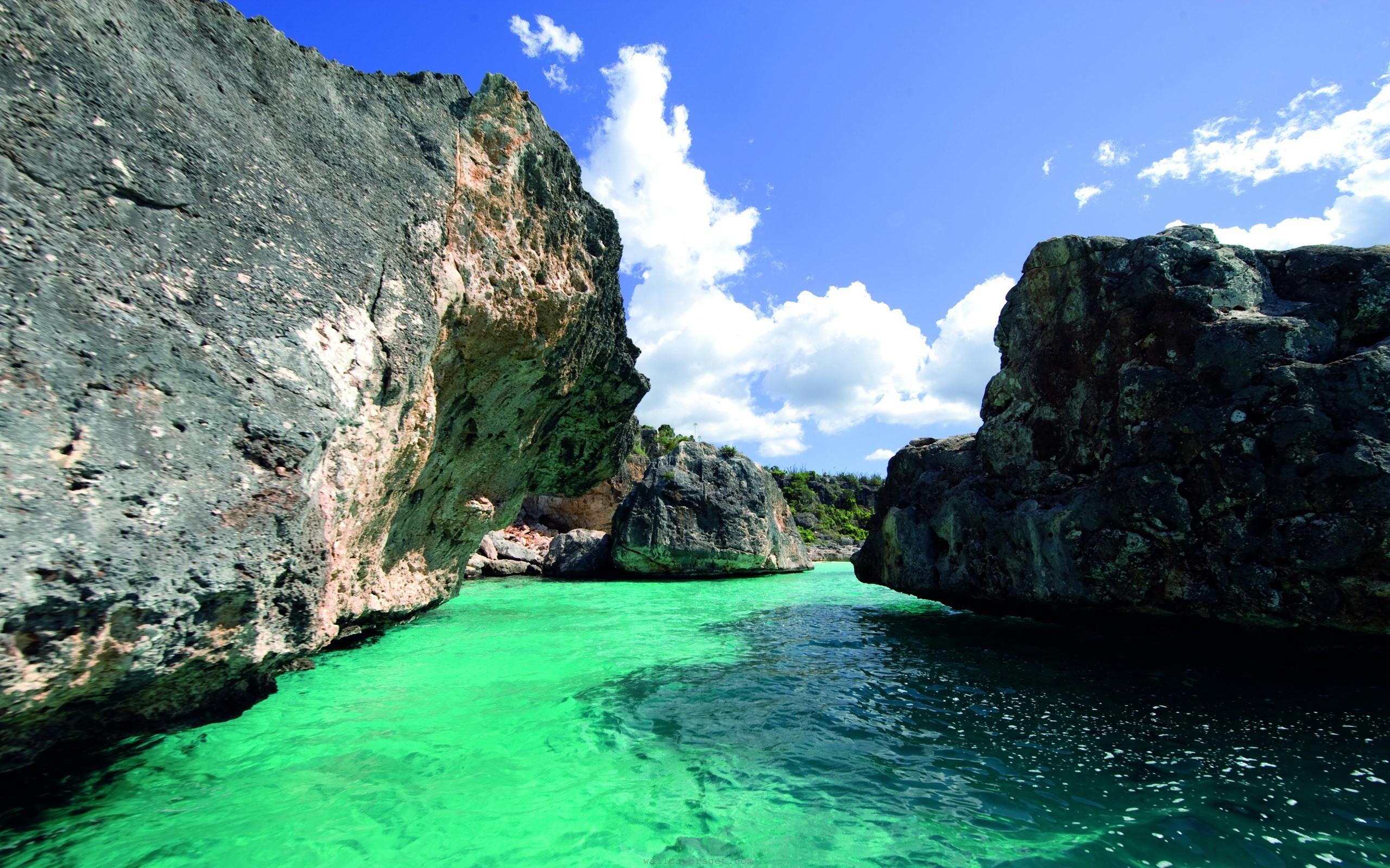 2560x1600 water nature travel caribbean dominican republic mountain view sea
