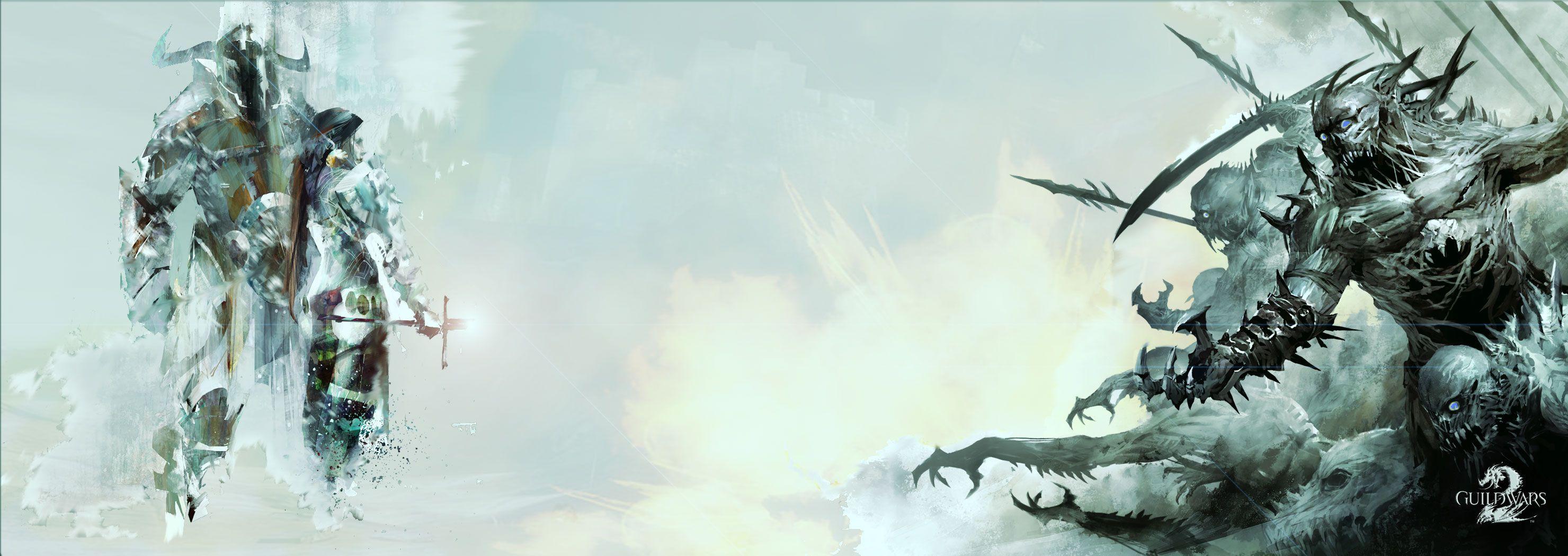 2960x1050 A Guild Wars 2 Wallpaper for the resolution 2960 x 1050 dual