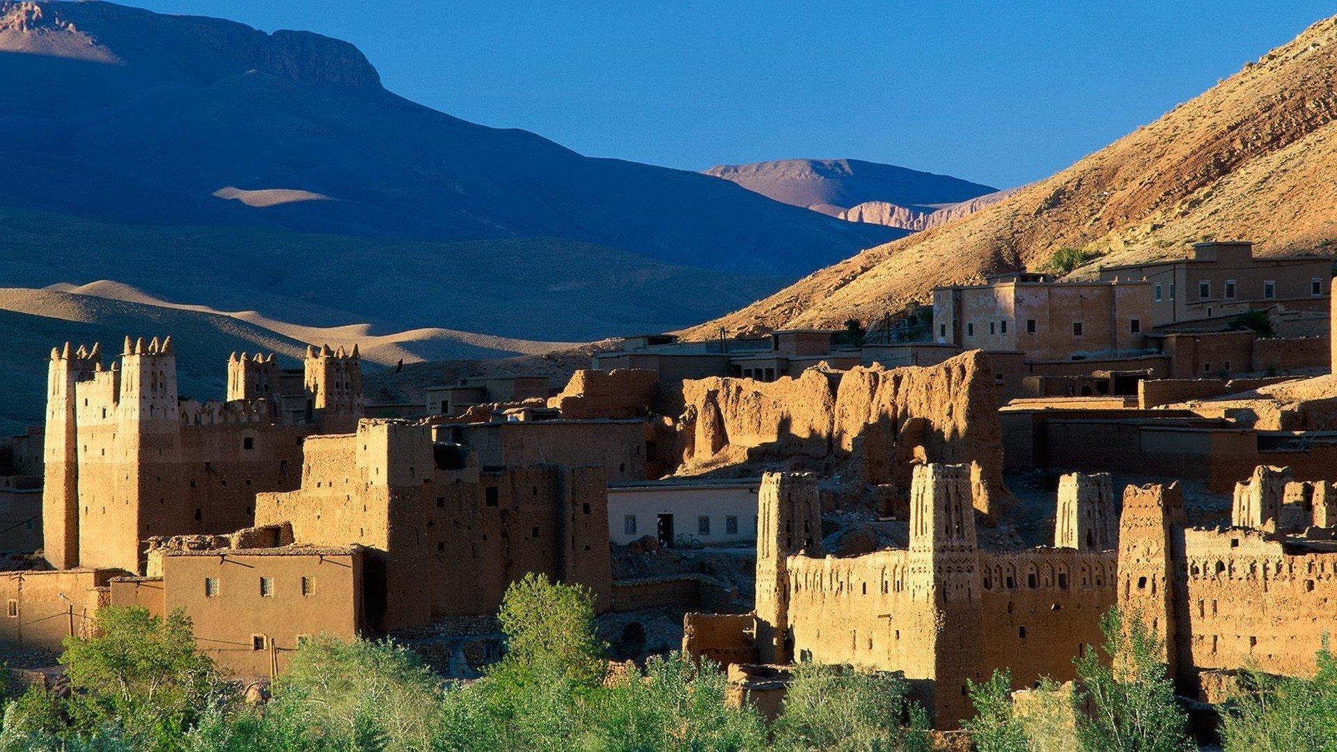 1920x1080 mountains, Ruins, Atlas, Morocco Wallpaper HD / Desktop and Mobile Background