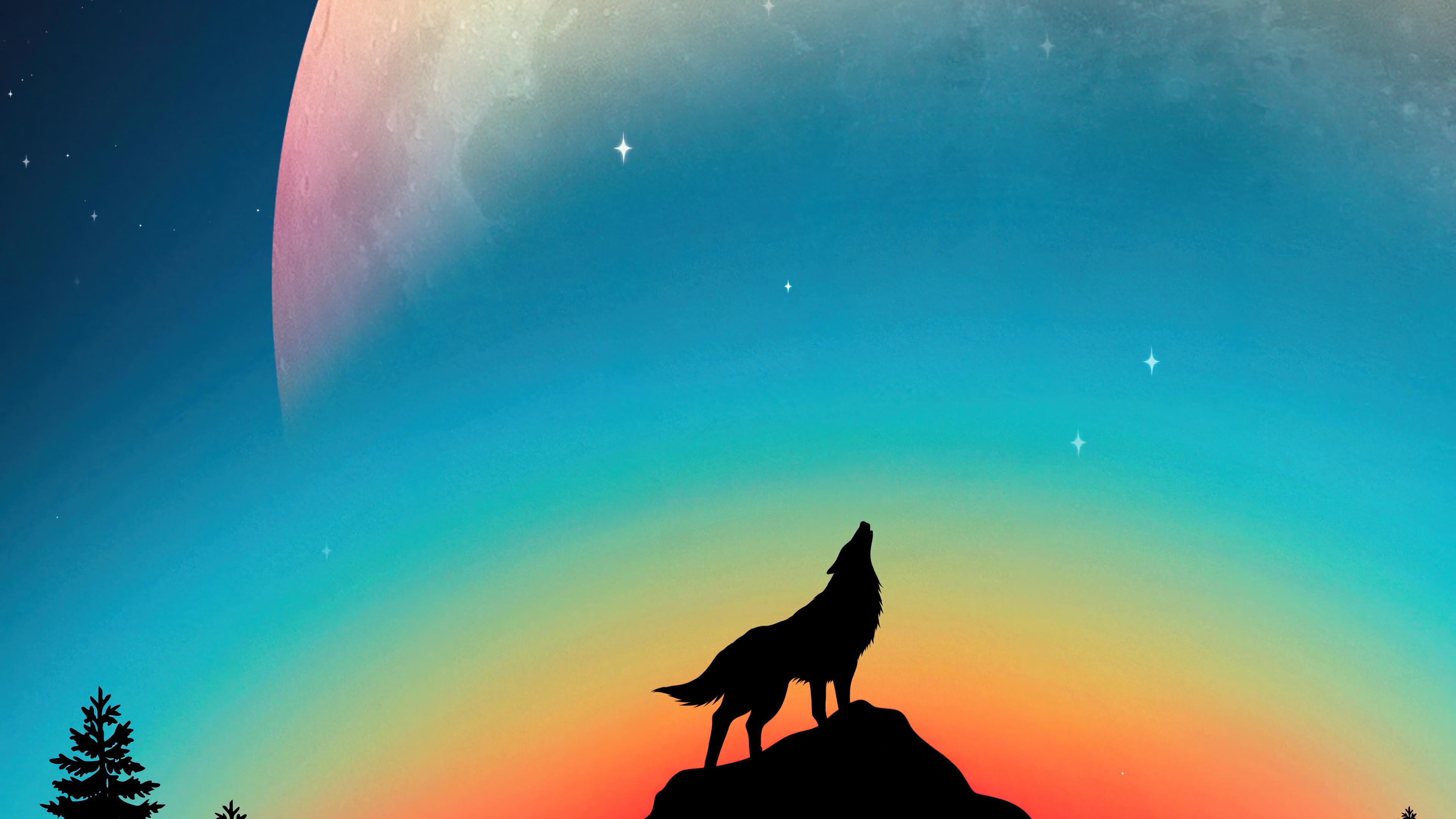 3840x2160 Wolf 4K wallpaper for your desktop or mobile screen free and easy to download