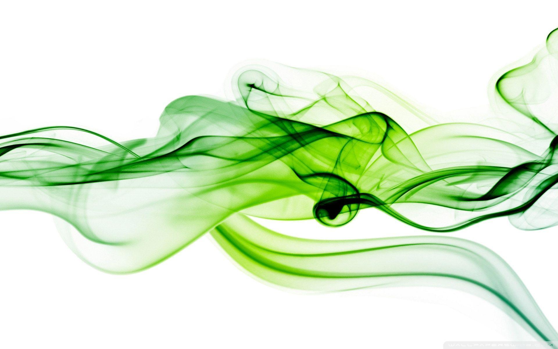1920x1200 Green Smoke Wallpaper