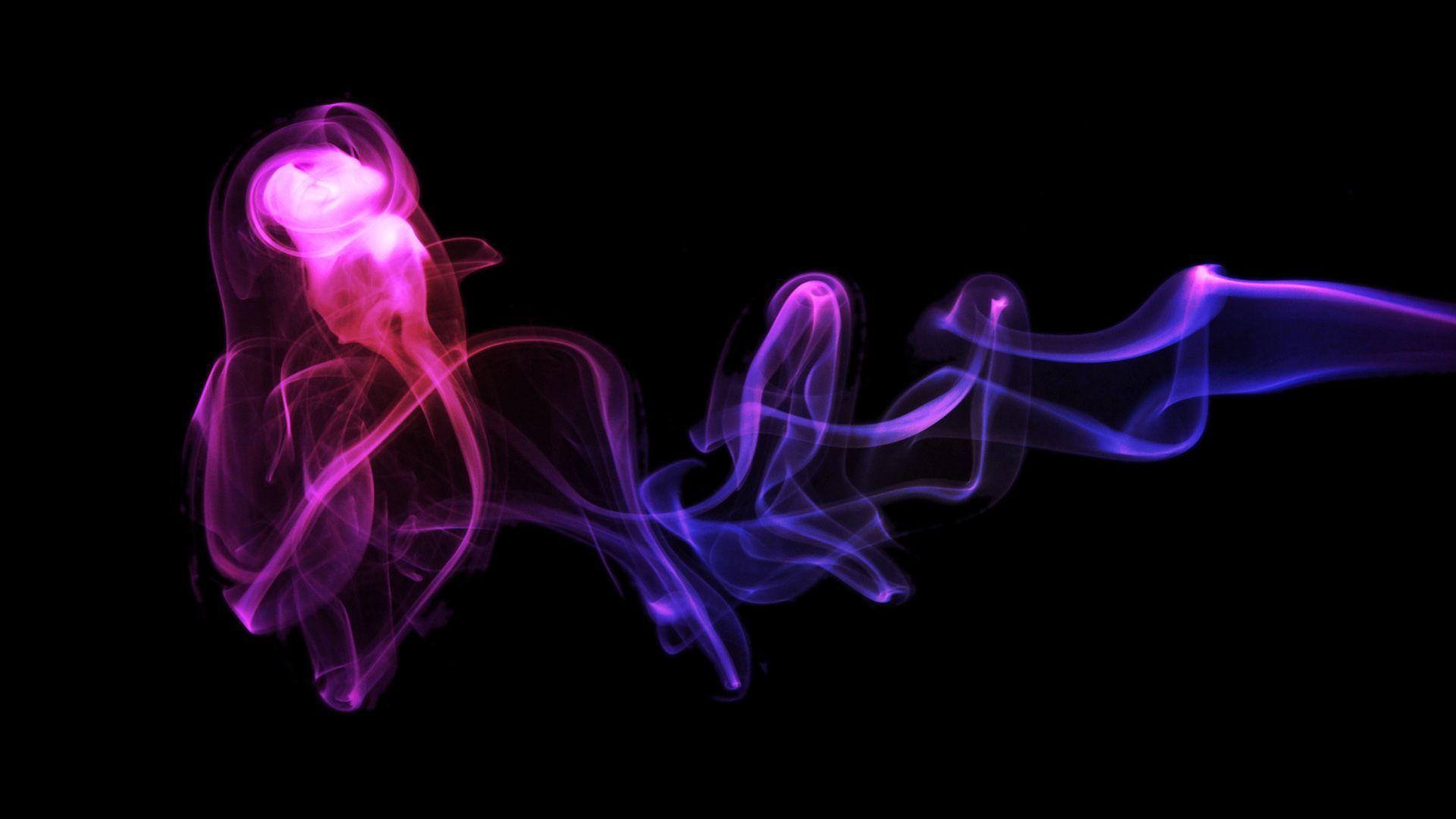 1920x1080 HD Abstract Wallpaper Neon Smoke