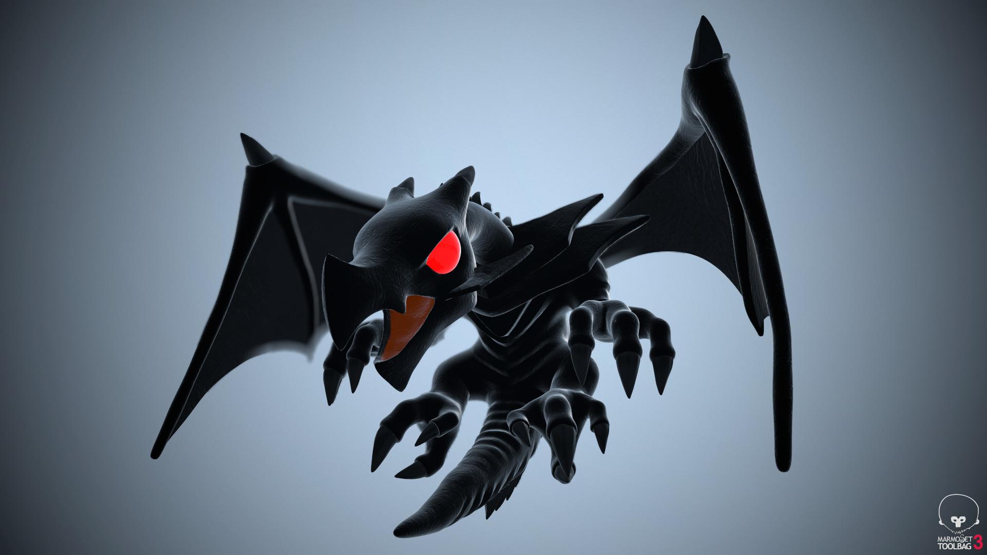 1920x1080 Baby Dragon Black And Red HD Wallpaper