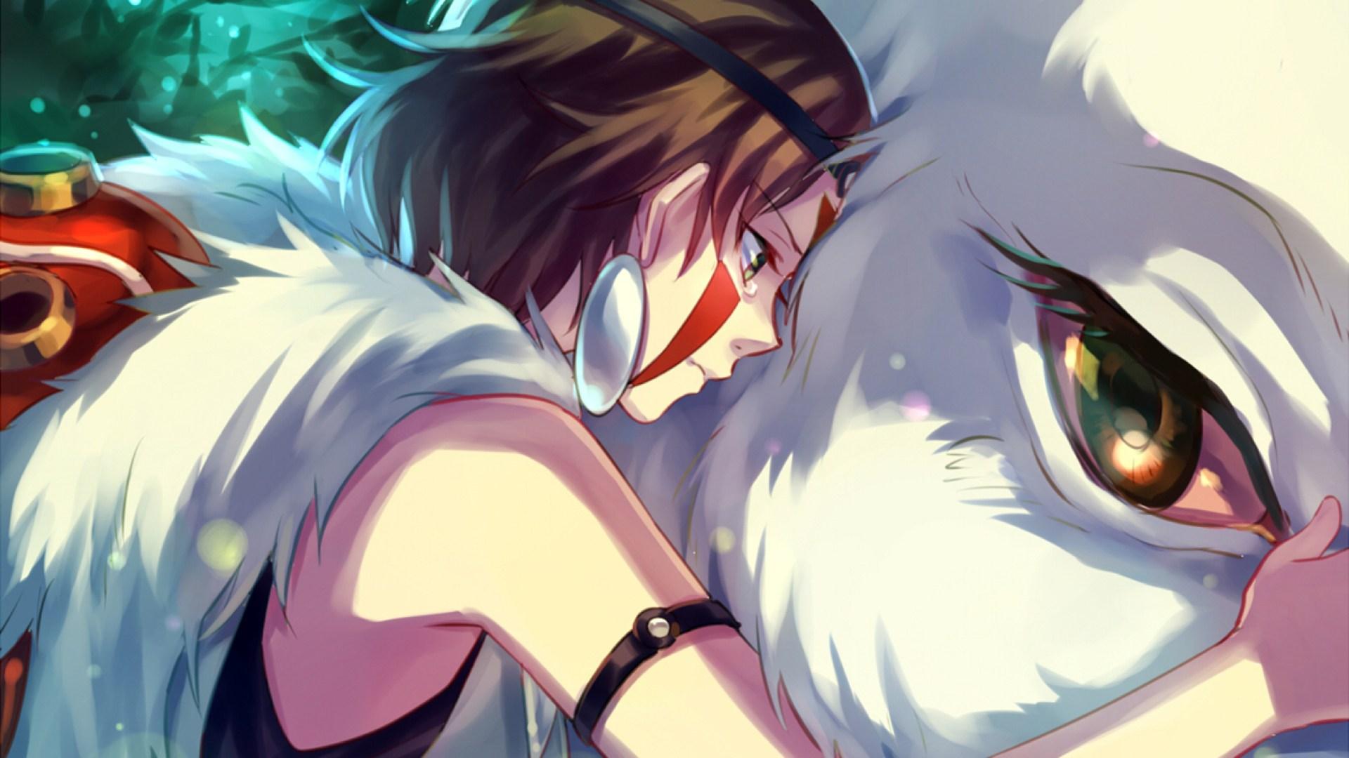 1920x1080 Glamorous Princess Mononoke Wallpaper