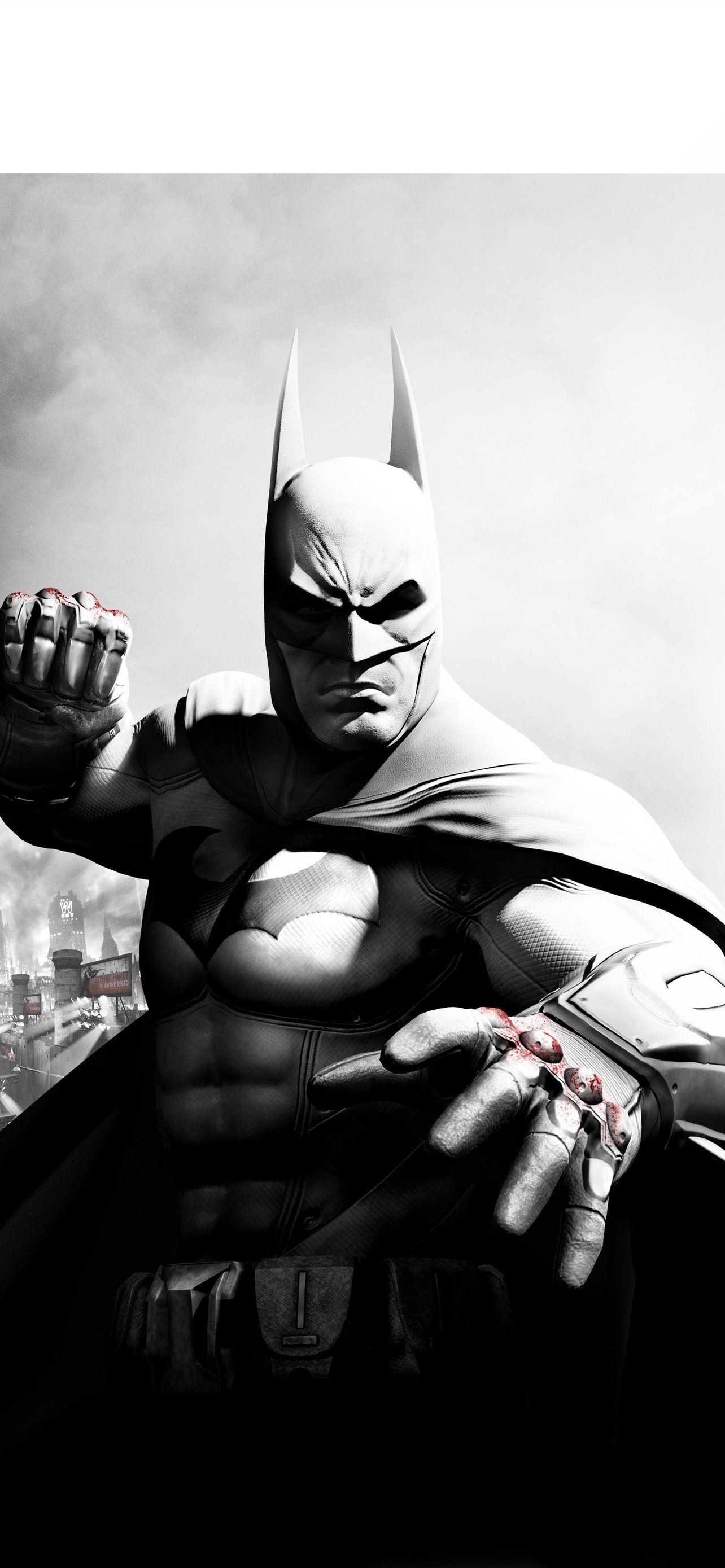 1284x2778 Arkham City Batman iPhone Wallpaper Free Download