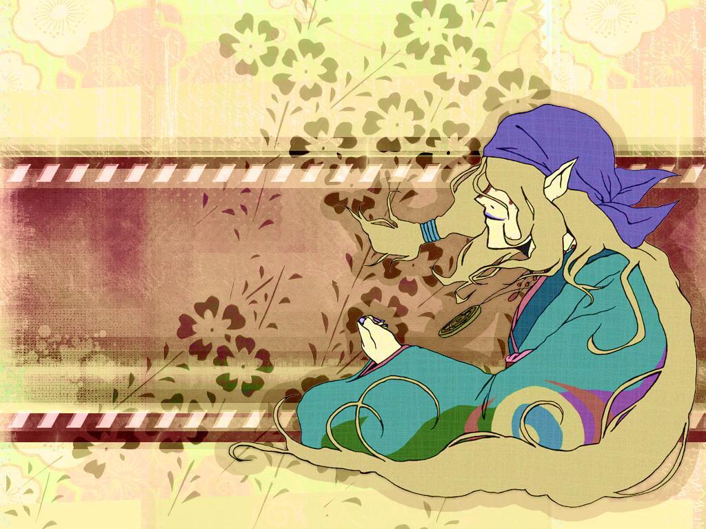 1024x768 kusuriuri mononoke. konachan.com.com Anime Wallpaper